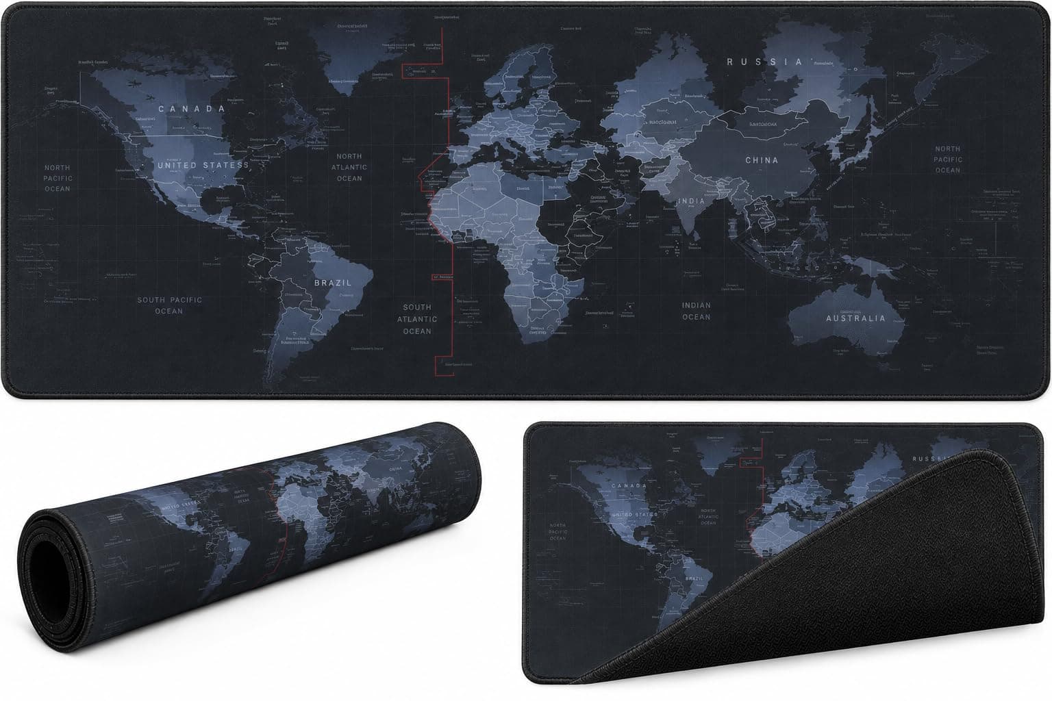 JUGLUTE Mouse Pad Gamer, 800 x 300 x 3 mm, XXL, Extra Grande