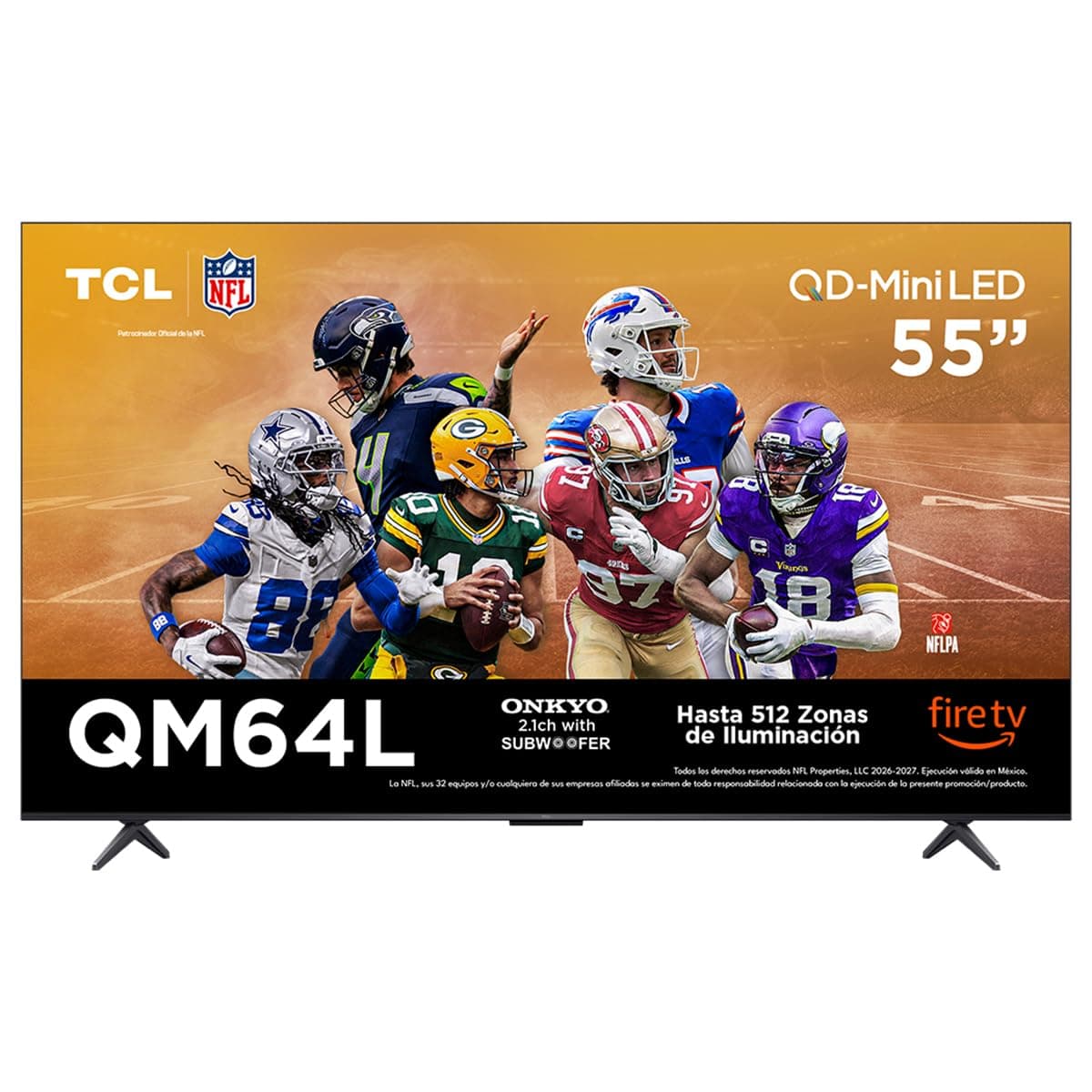 TCL 55QM64L Smart TV Pantalla 4K QD-MINILED 55"