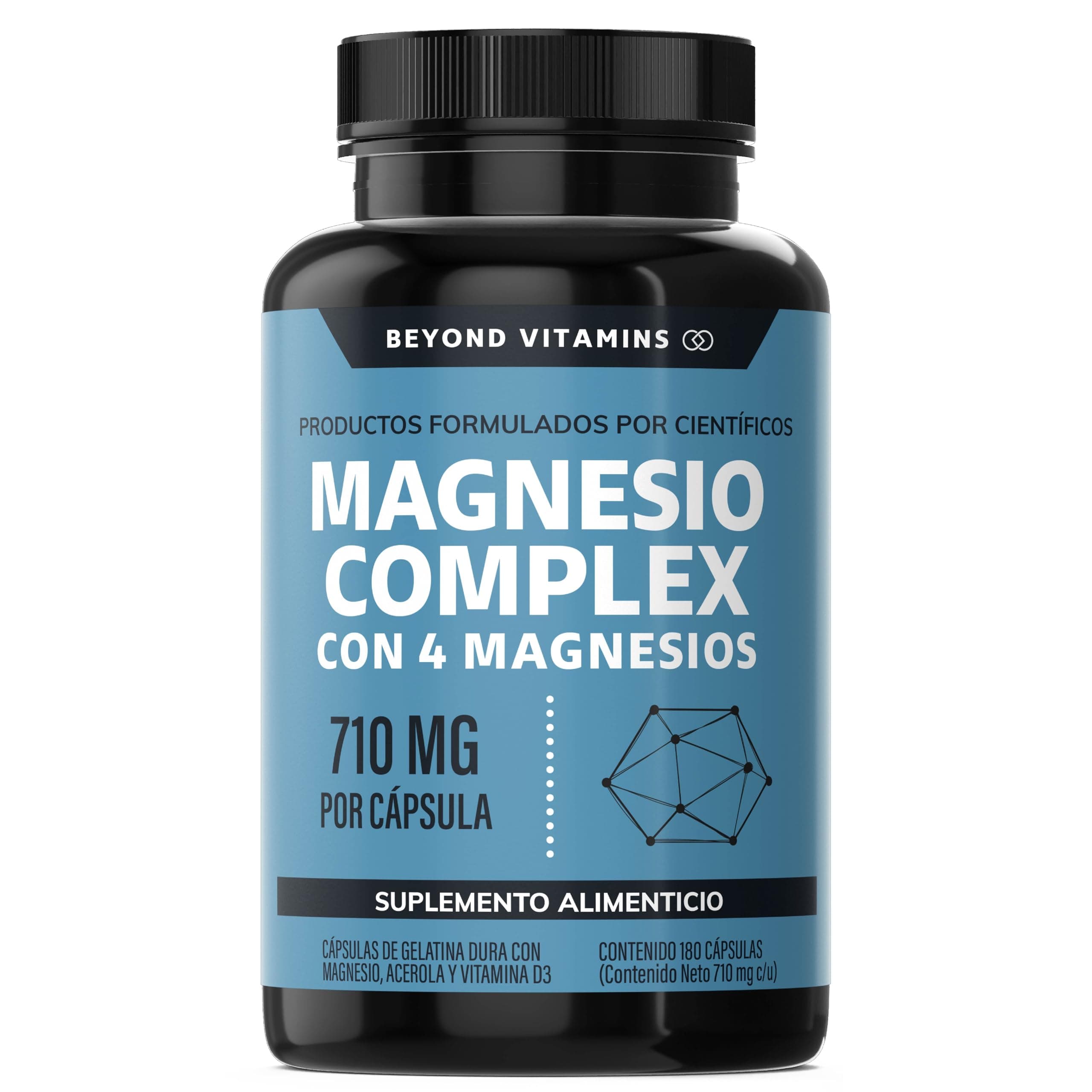 BEYOND VITAMINS Con 4 Magnesios Complex: Citrato