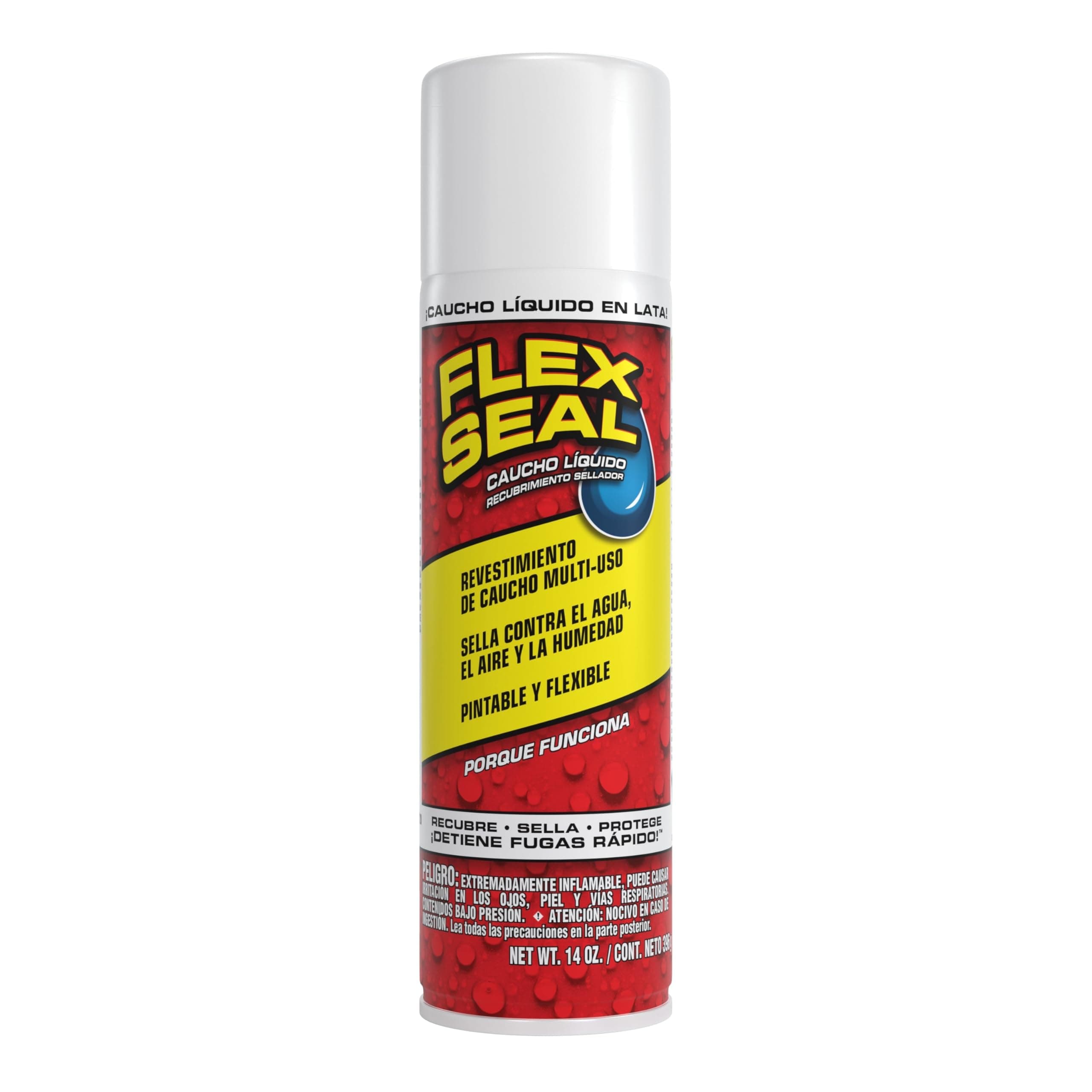 FLEX SEAL Recubrimiento Sellador de Caucho en Aerosol Impermeable Pintable Sella Fugas