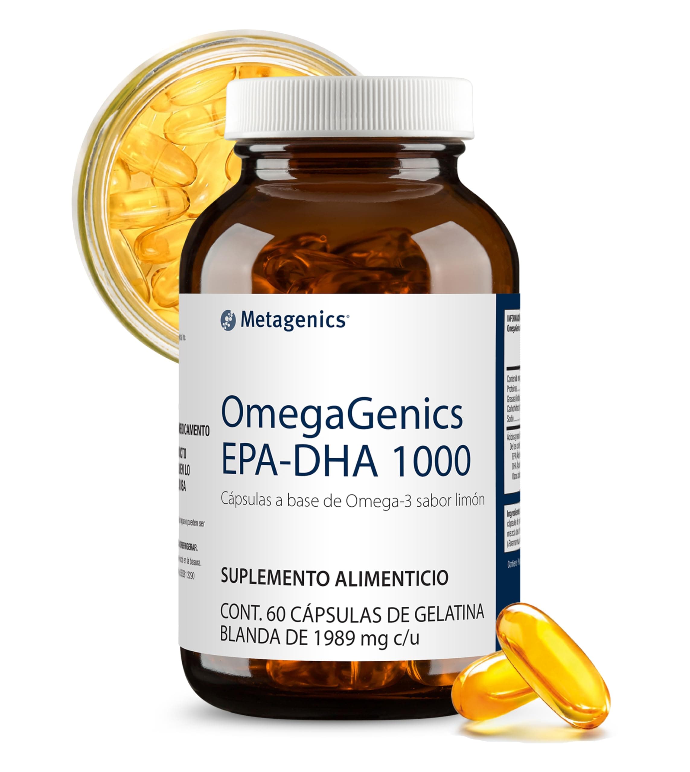 METAGENICS OmegaGenics EPA-DHA 1000 - Omega-3 Aceite de Pescado