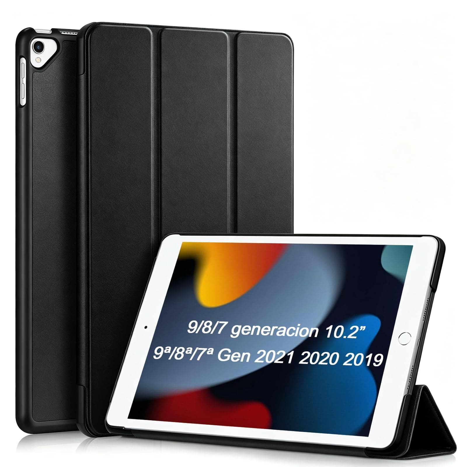 USTIYA Funda para iPad 9/8/7 generacion 10.2" 9ª/8ª/7ª Gen 2021 2020 2019 (No para iPad Pro 9.7”)