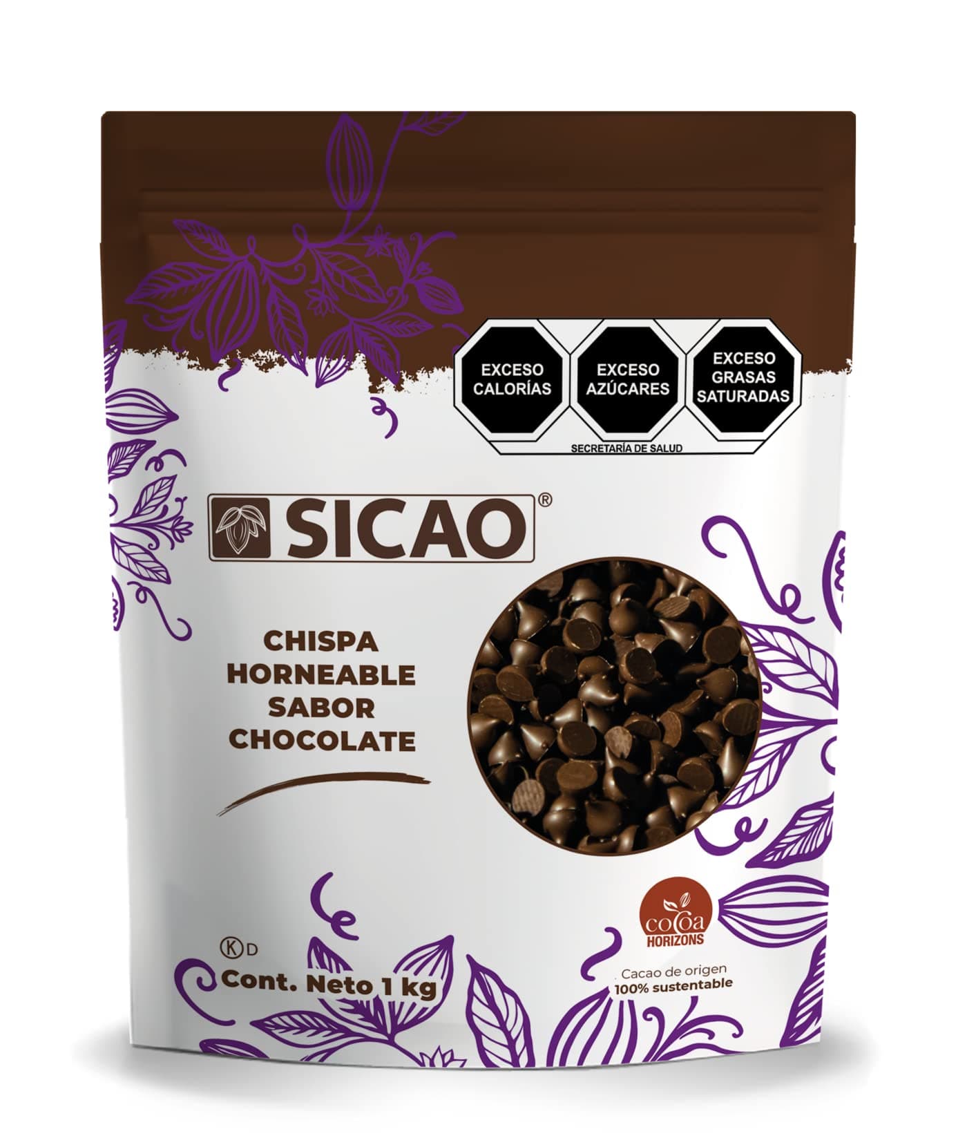 SICAO Chispa Horneable, Chocolate - 1 kg