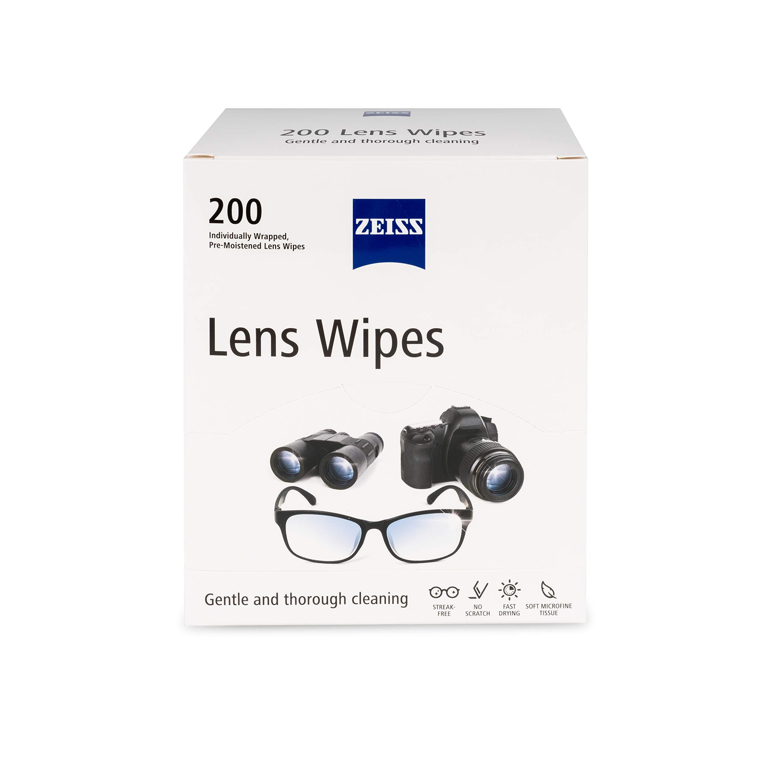 200 sobres Zeiss Toallitas Humeda Limpieza Cleaning Lens Wipes para lentes