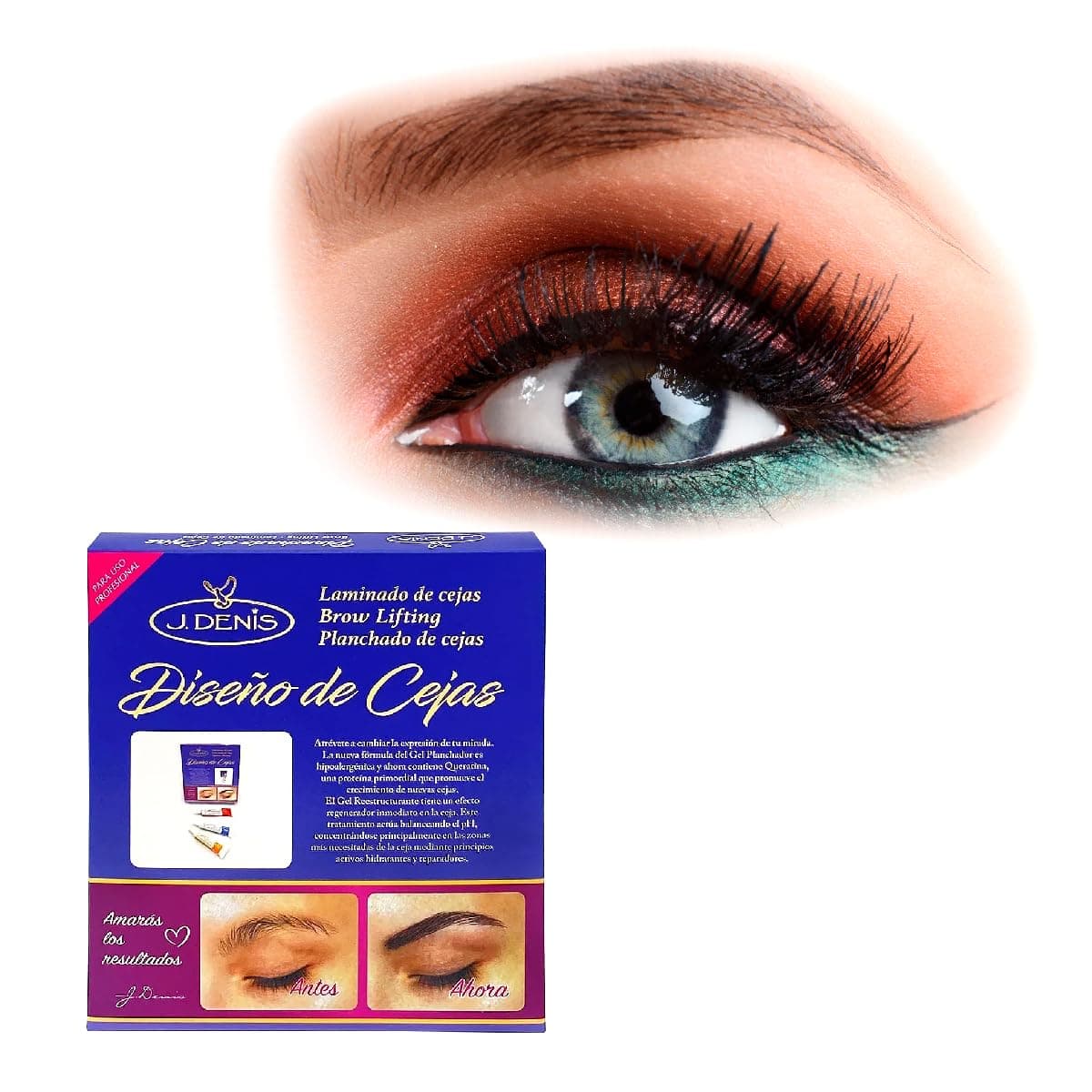 J Denis Kit Planchado de Cejas Profesional Brow Lifting & Laminado