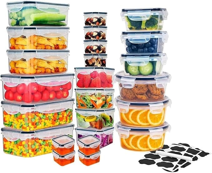 Raganet, Contenedores para Alimentos, Juego de Recipientes Hermeticos