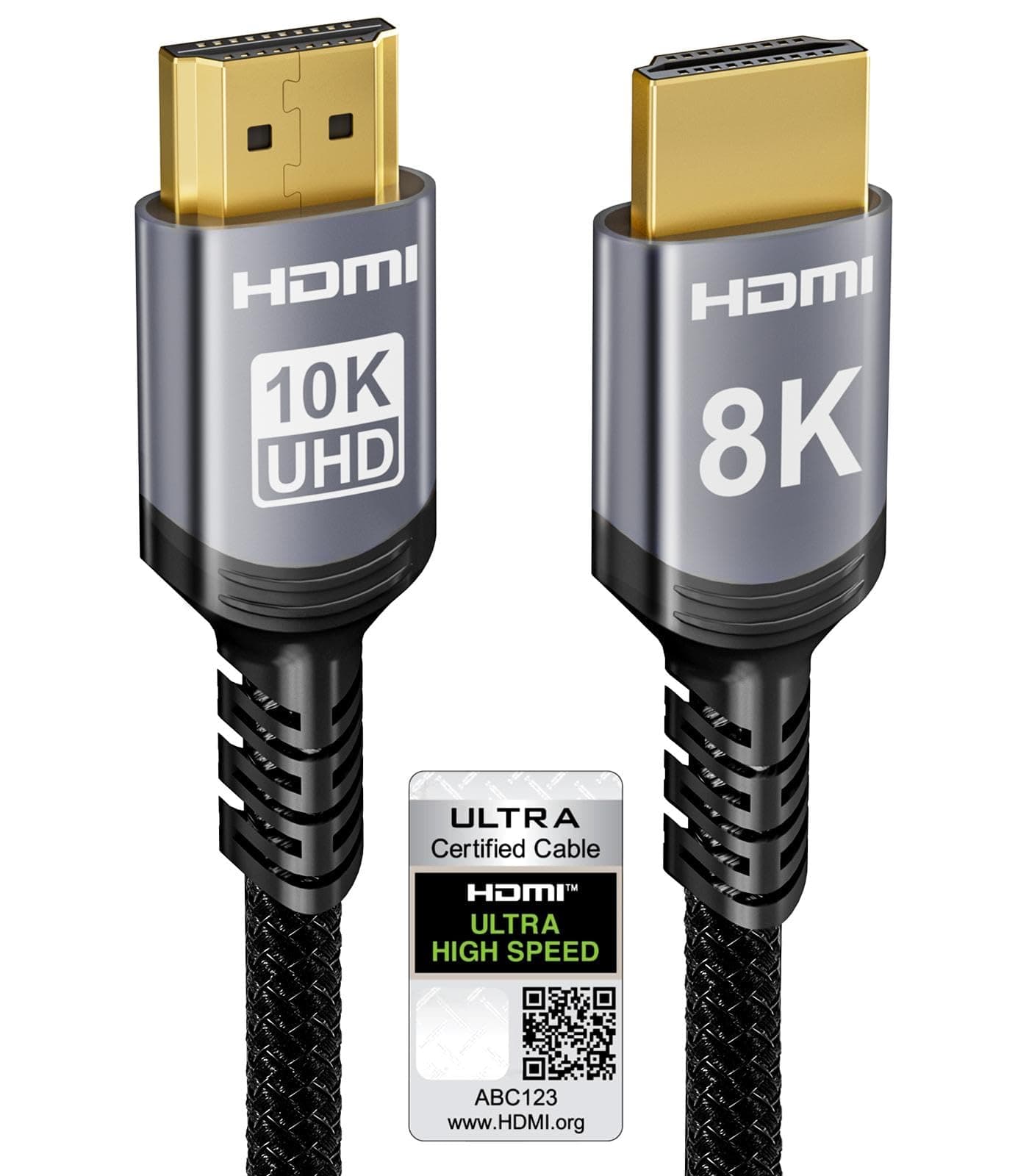 Sniokco 10K 8K 4K Cable HDMI 2.1 48Gbps 3 Metros Certificado Alta Velocidad