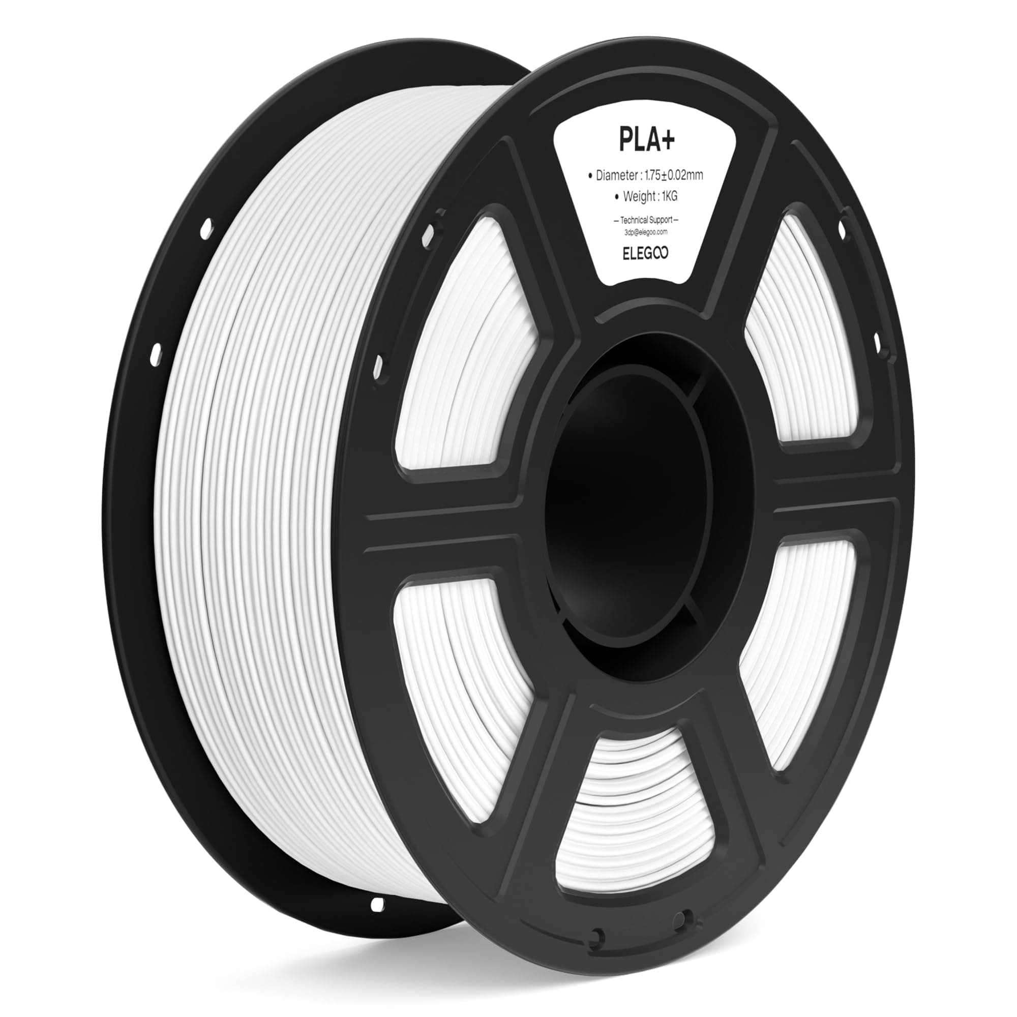 ELEGOO Filamento PLA+ 1.75 1KG Blanco