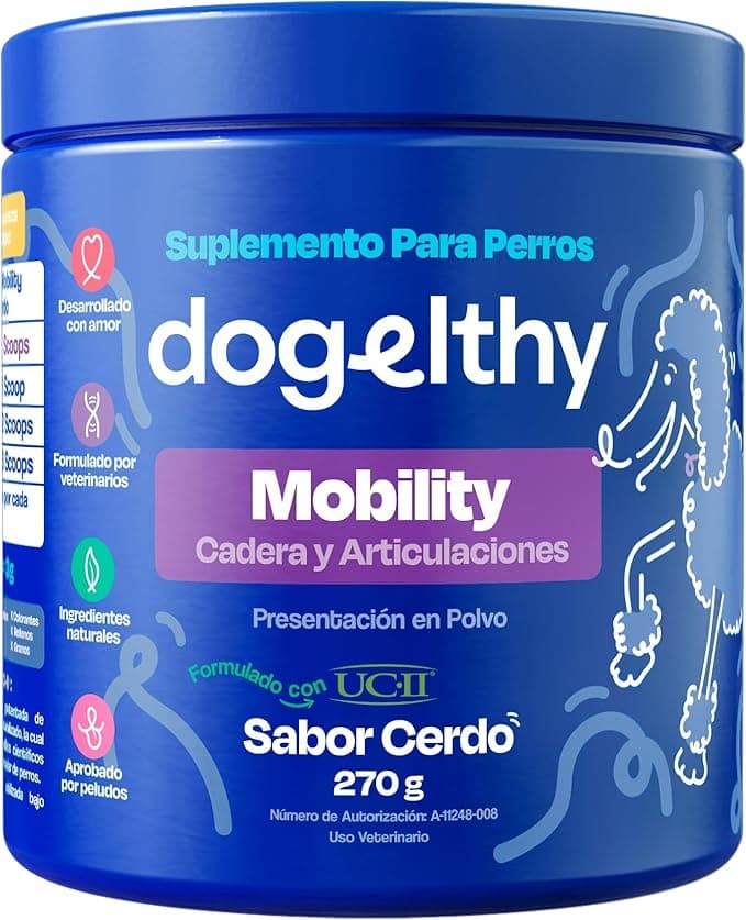 Dogelthy Mobility. Suplemento Condroprotector para Perros