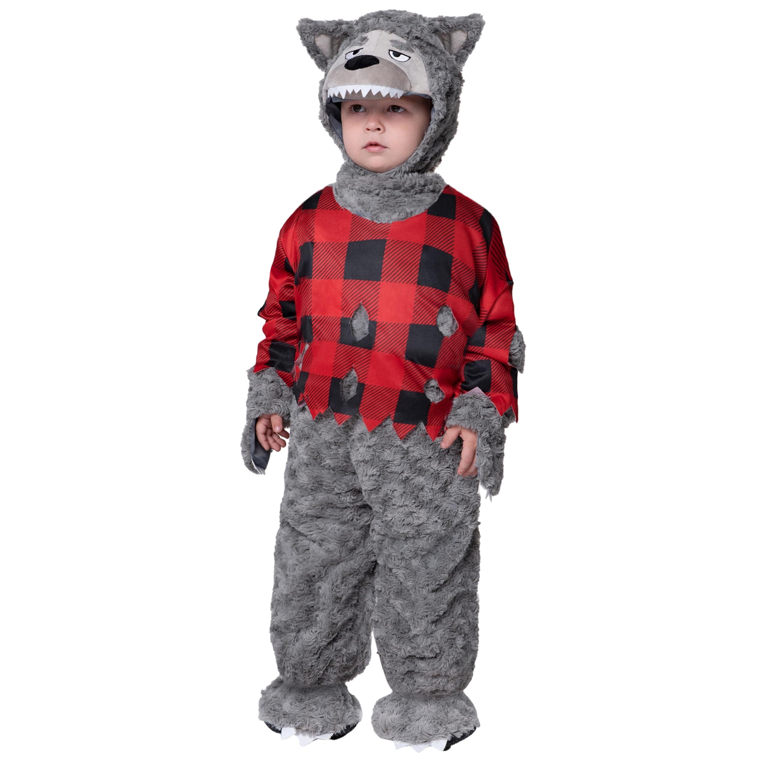 Spooktacular Creations - Disfraz de hombre lobo para niños pequeños