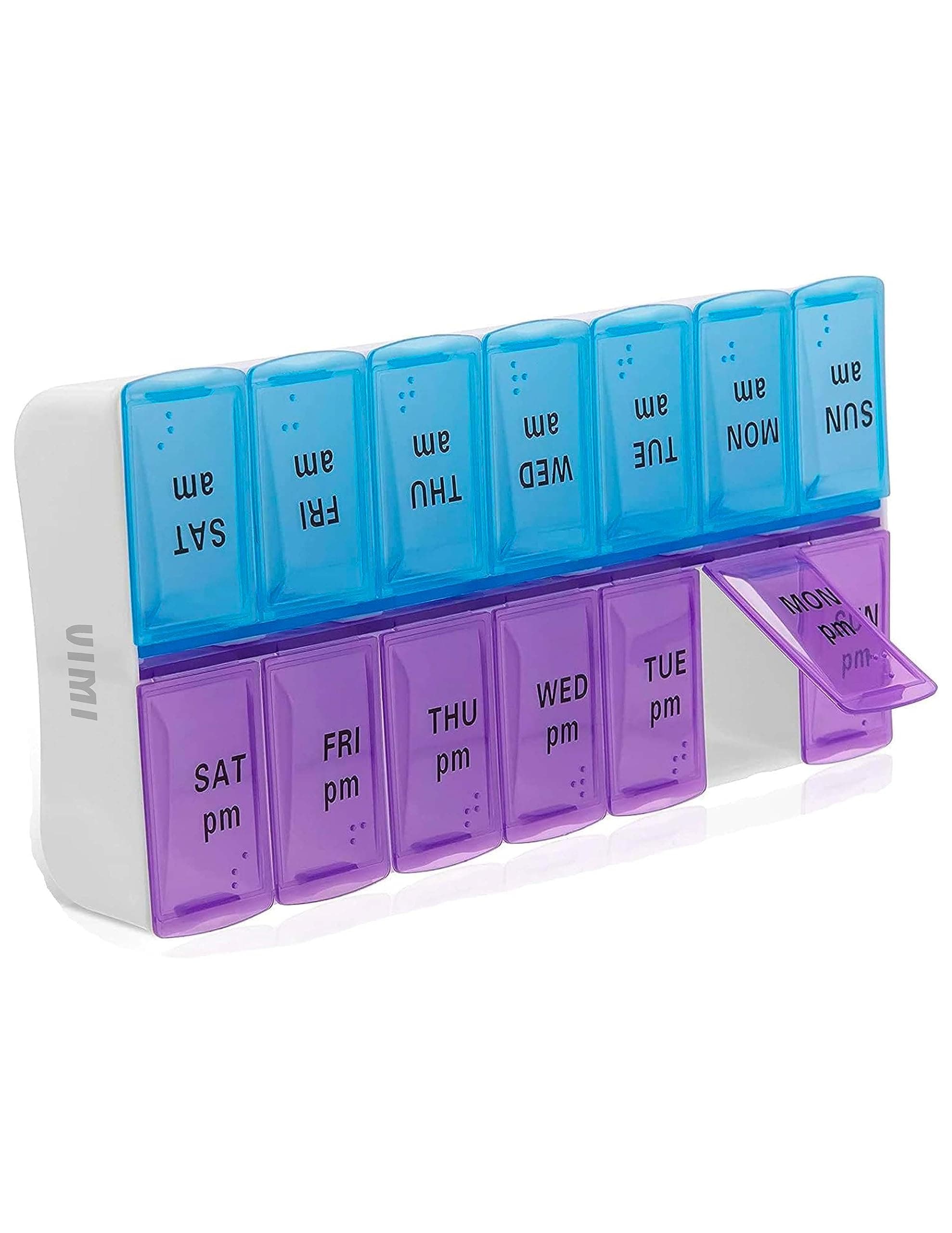 Pastillero Organizador Y Planificador Semanal 7 Dias AM/PM
