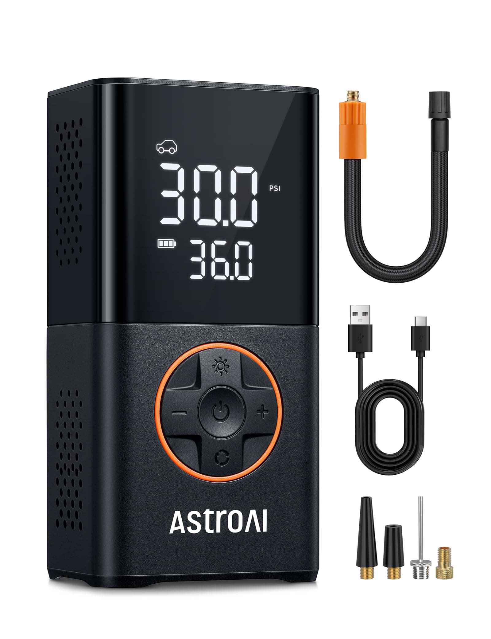 AstroAI Compresor de Aire Portátil para Auto, Inflador de Llantas 150PSI