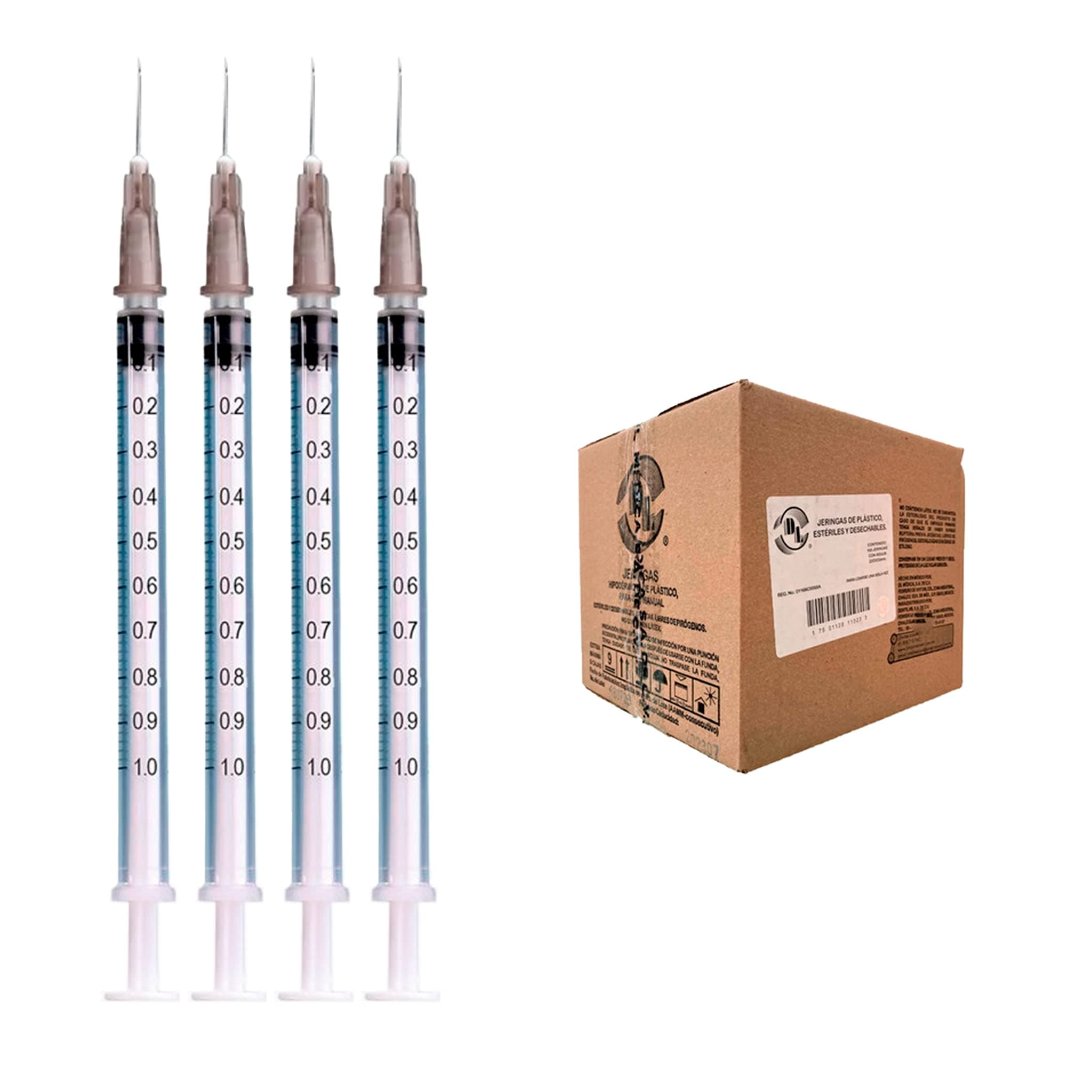 Jeringas Para Insulina 1ml 29gx13mm