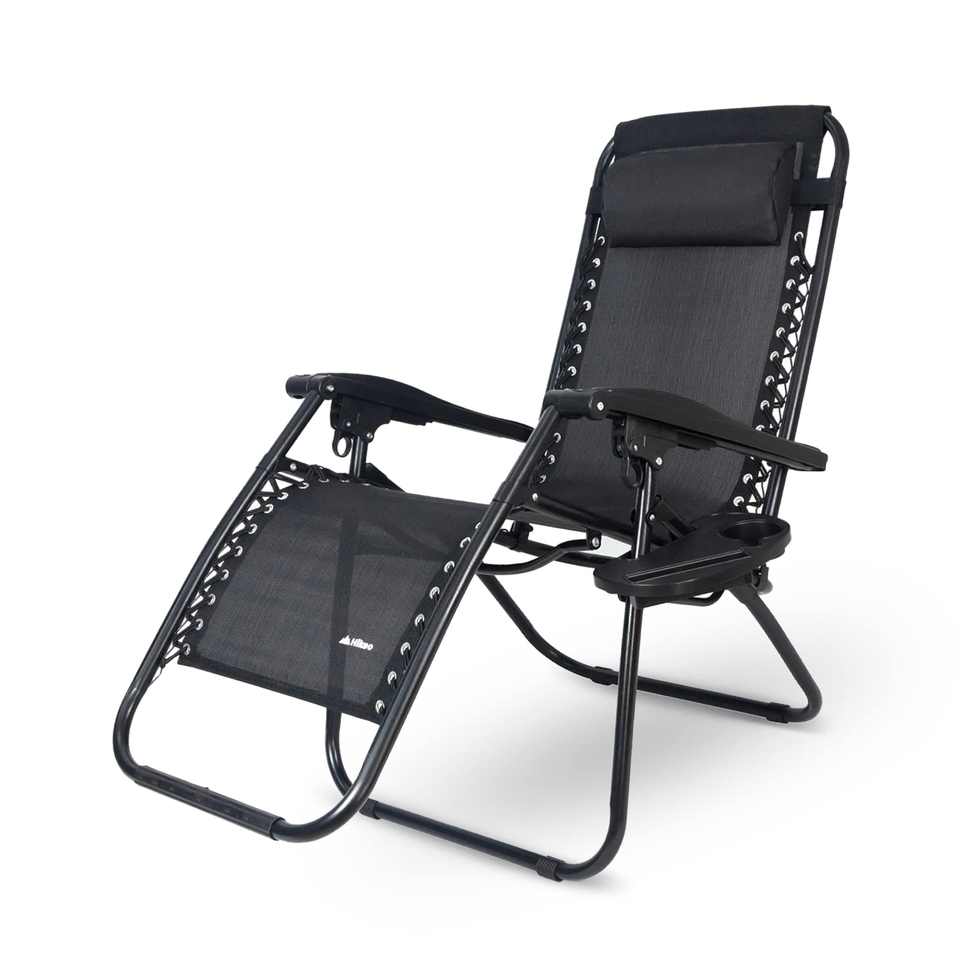 Hikeo Silla Plegable Reclinable Gravedad Cero 170° Camping y Exteriores