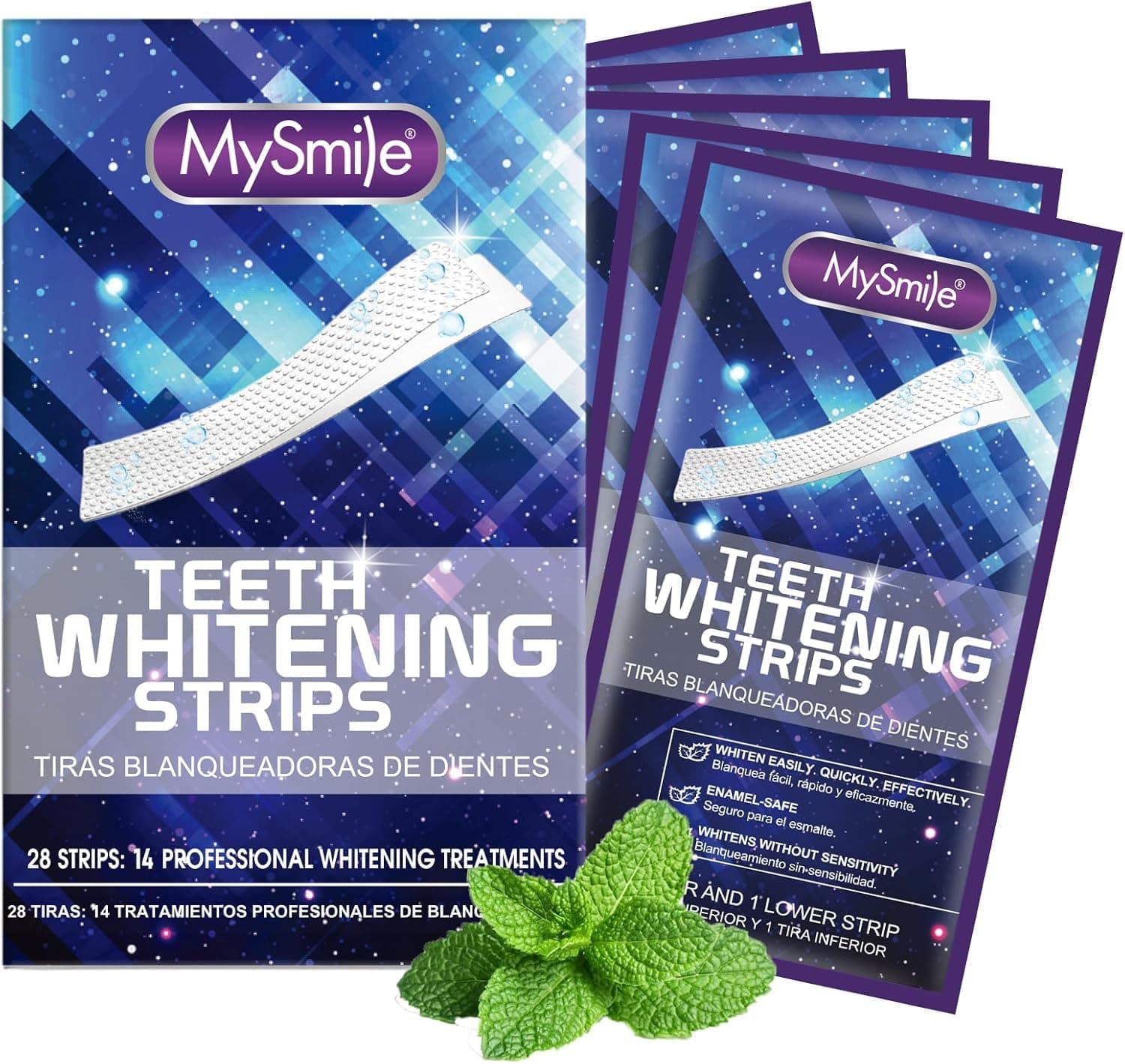 MySmile Tiras blanqueadoras de dientes