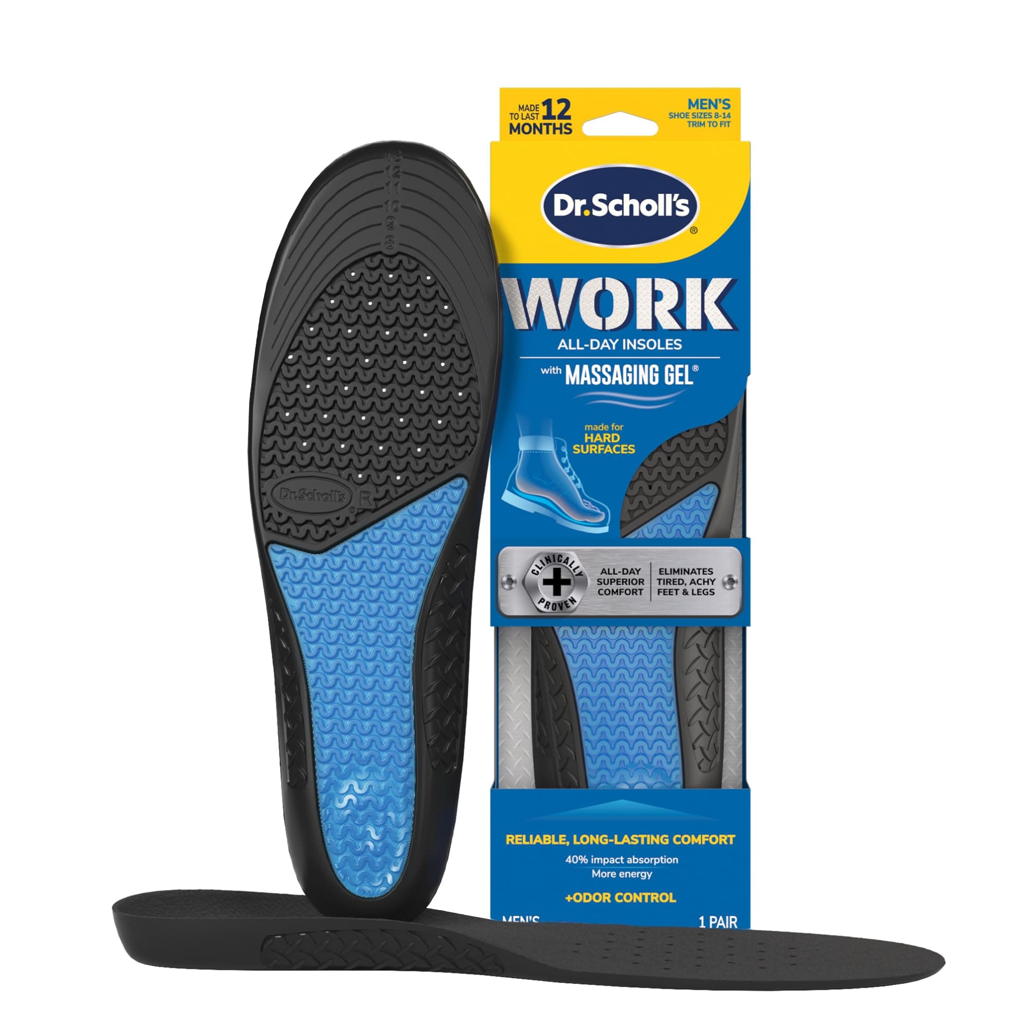 Dr Scholl's Work - Plantillas de gel de masaje