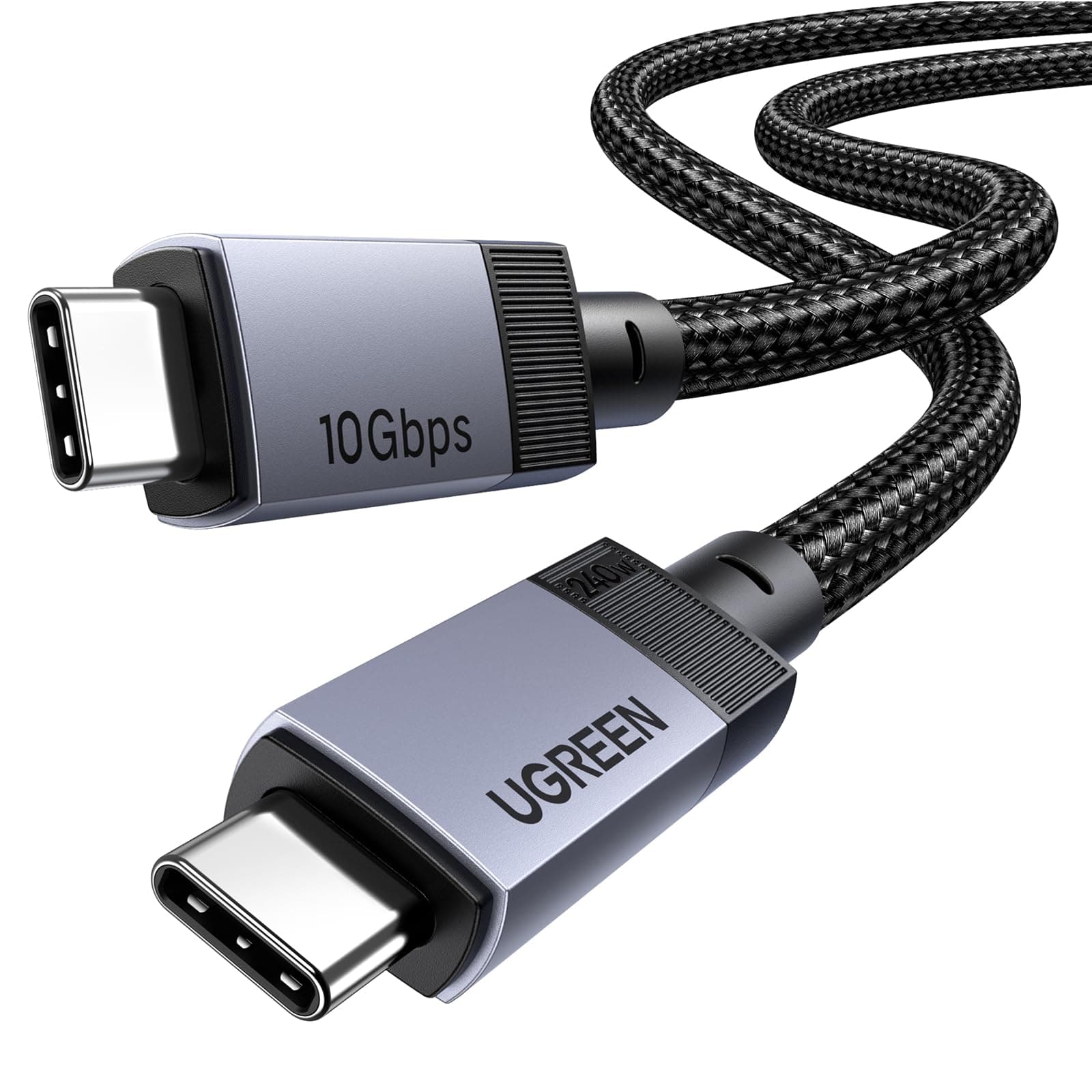 UGREEN 240W Cable de Datos USB C 10Gbps
