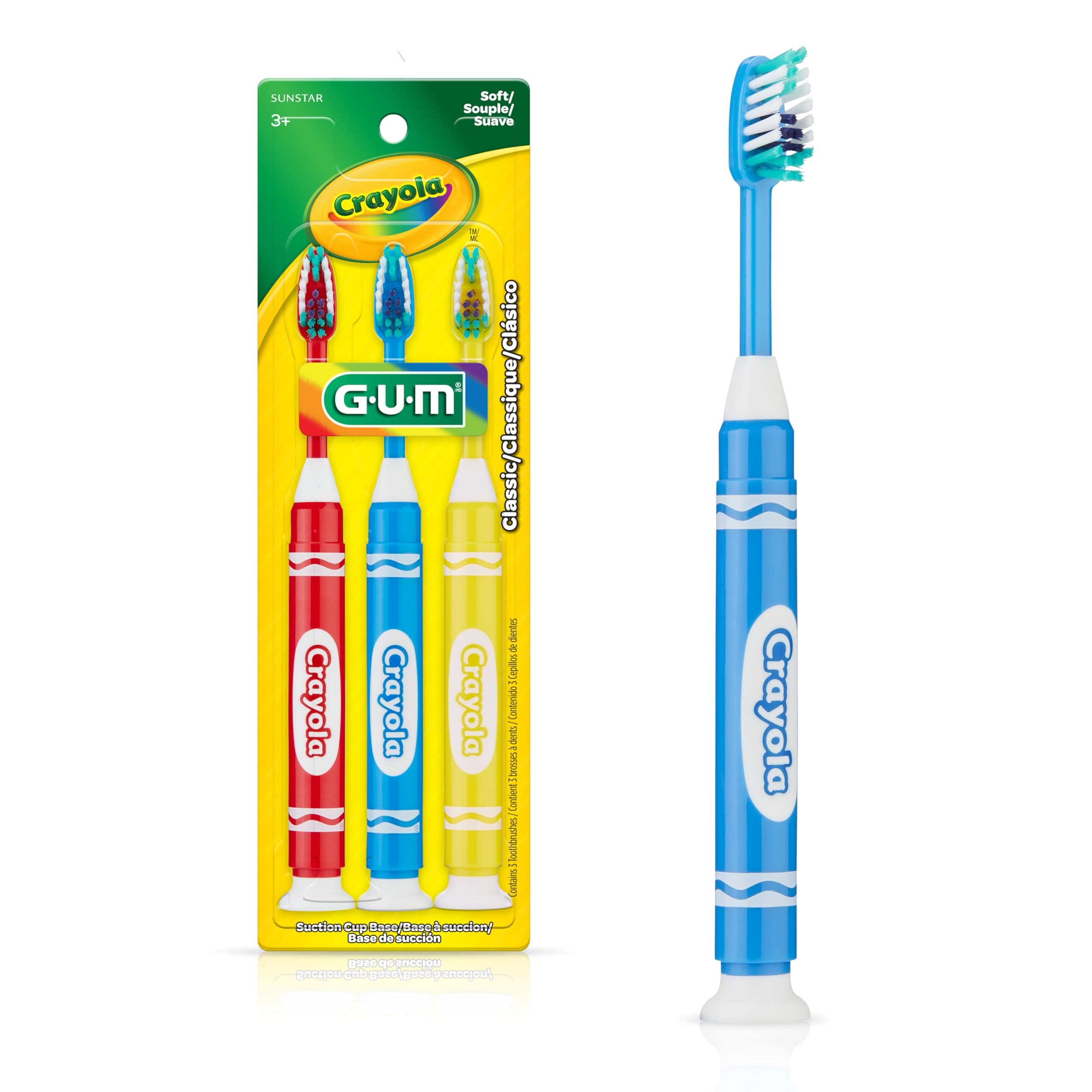 GUM Crayola – Cepillos dentales infantiles