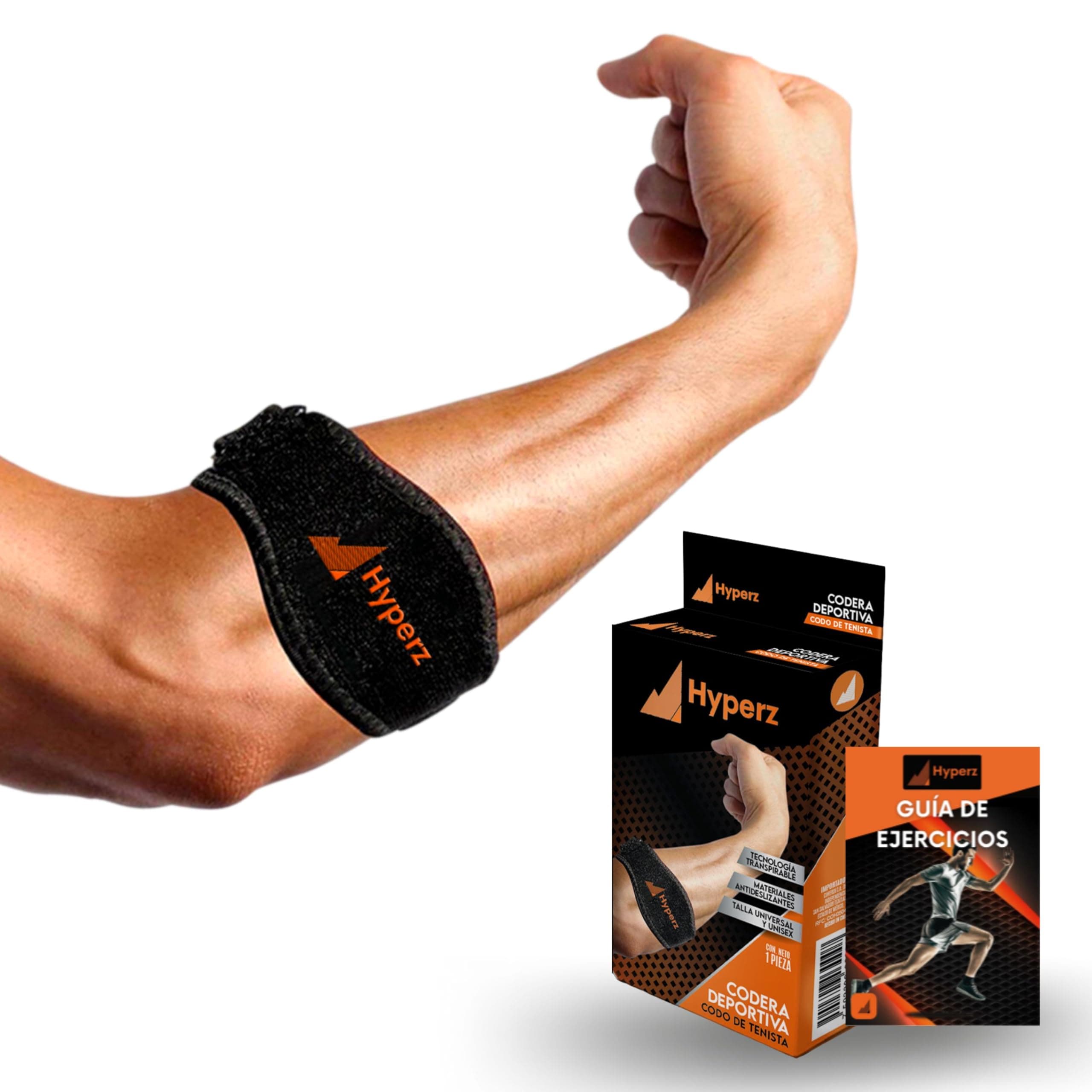 Hyperz - Codera para Epicondilitis Codera Tenista Ortopédica para Codo de Tenista, Banda