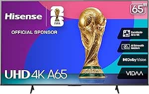 Hisense Television A65N (Modelo 2025) Pantalla 65 Pulgadas