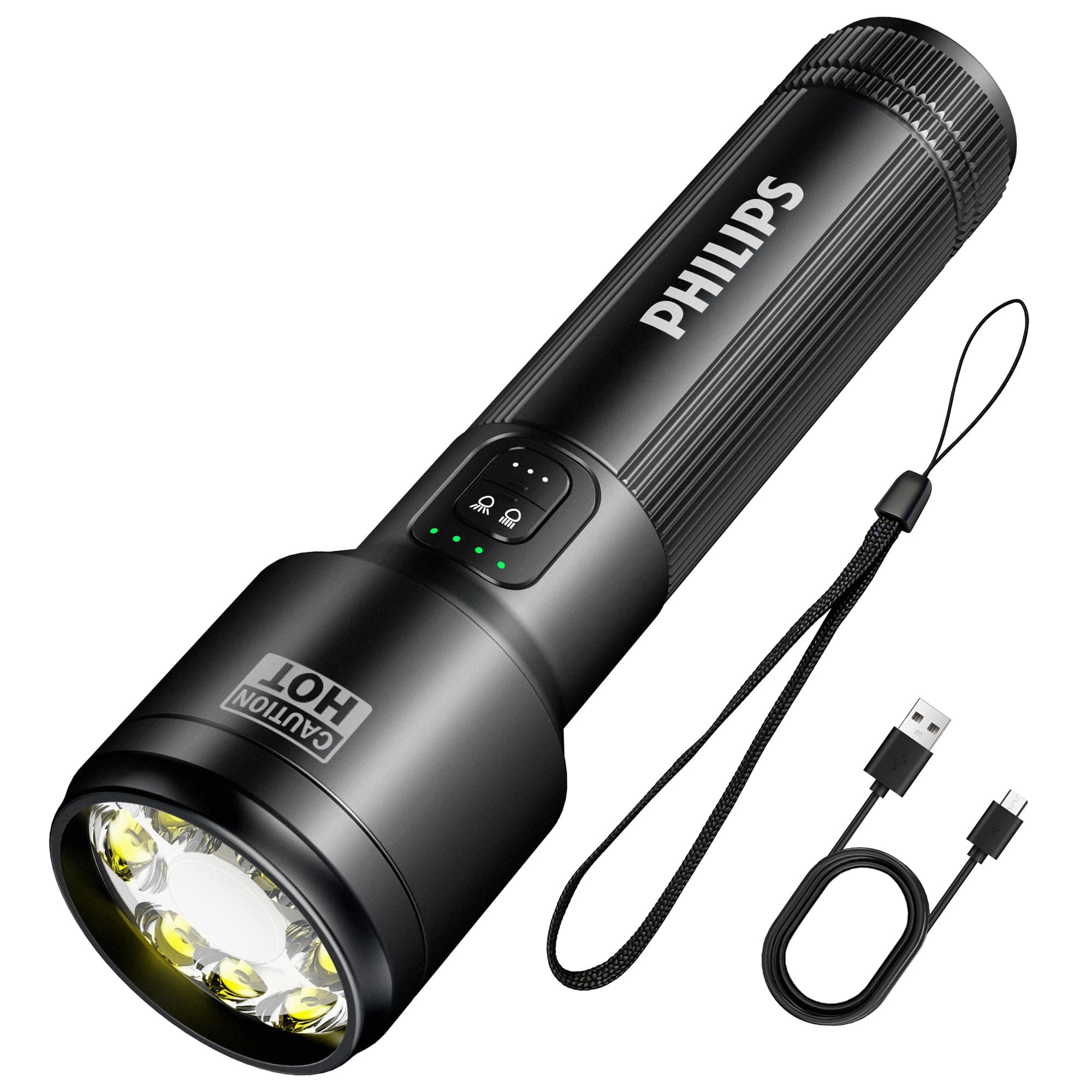 PHILIPS SFL2154 Linterna LED Táctica 3500LM Recargable