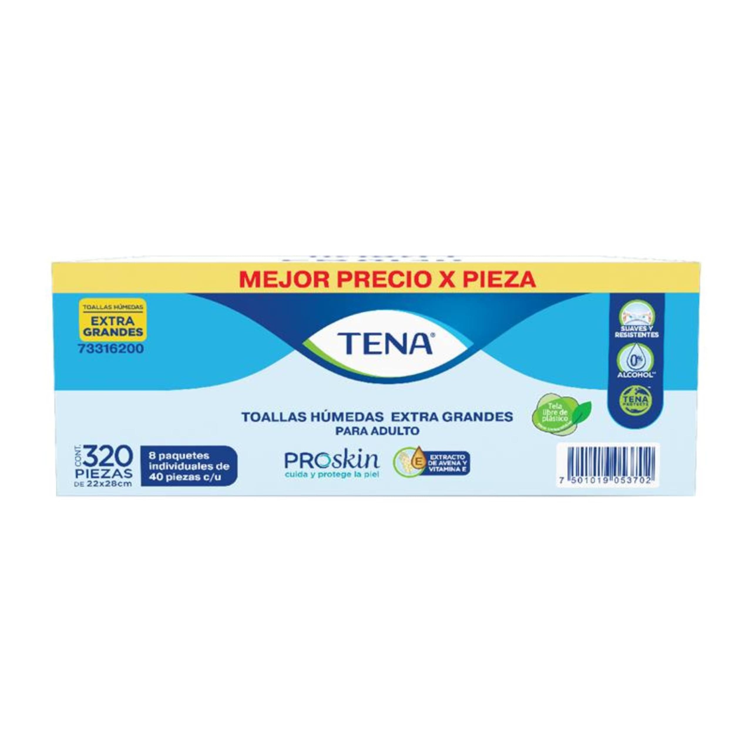 Tena Toallas Húmedas para Incontinencia