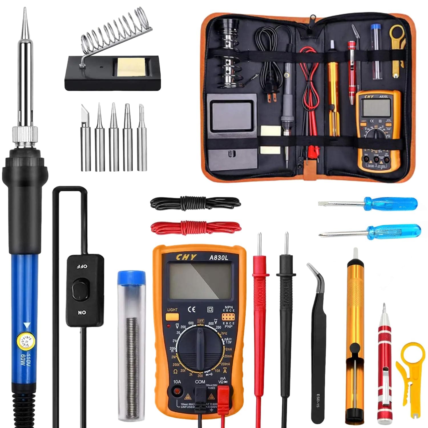 LJ-EXPLOSIVE Kit de Soldador de 21 Piezas