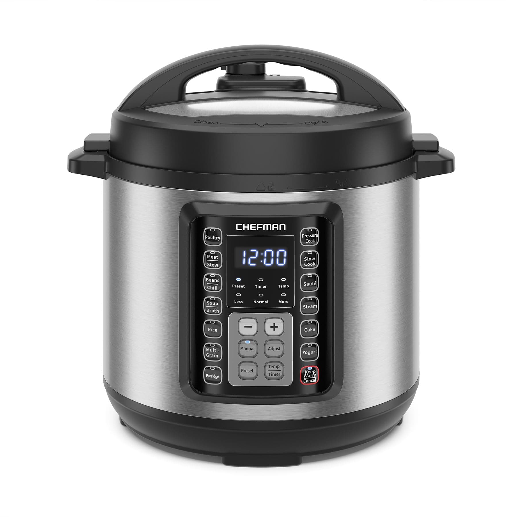 Chefman Multicooker 9 en 1 de 6 cuartos – Olla a Presión Programable