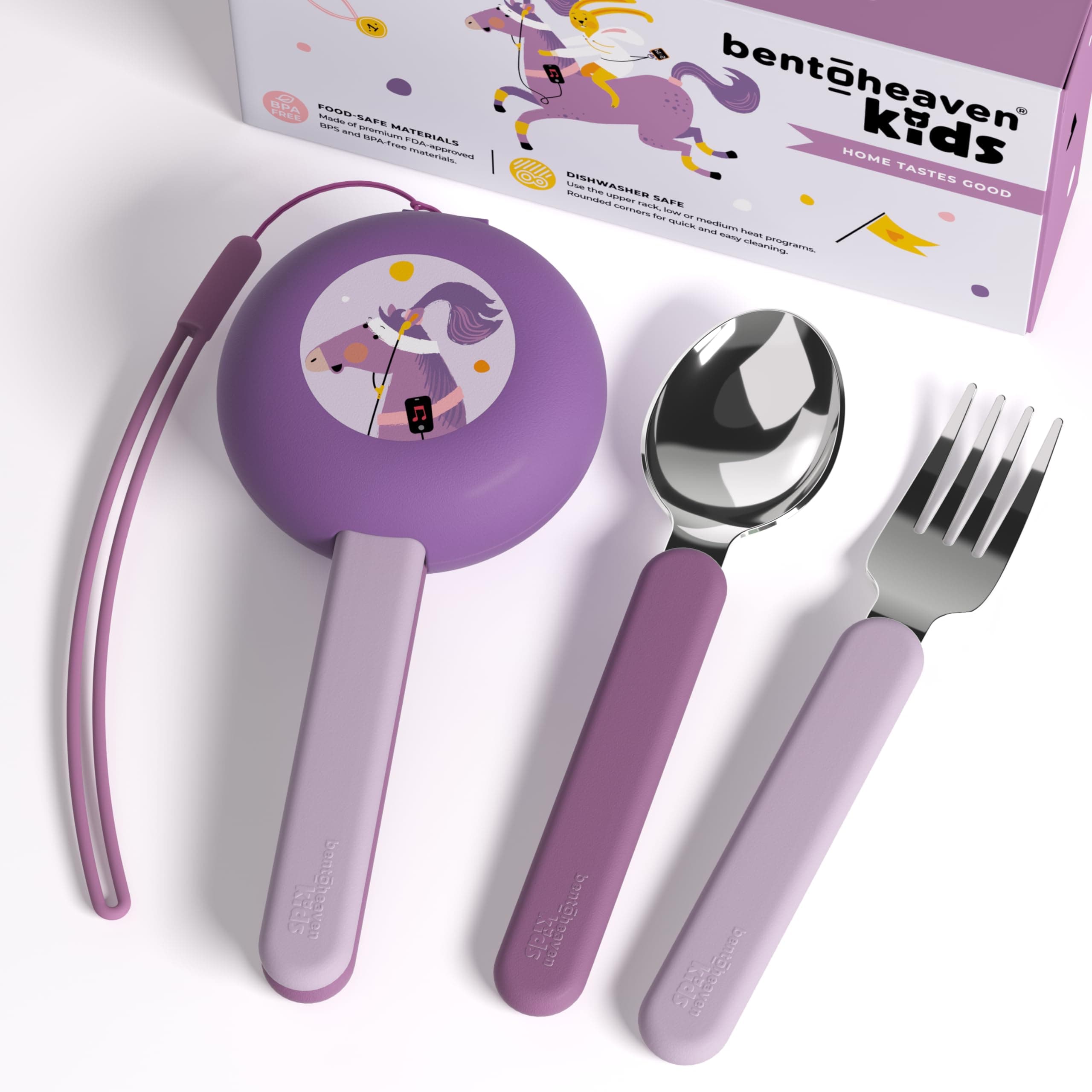 Bentoheaven - Utensilios de viaje para niños