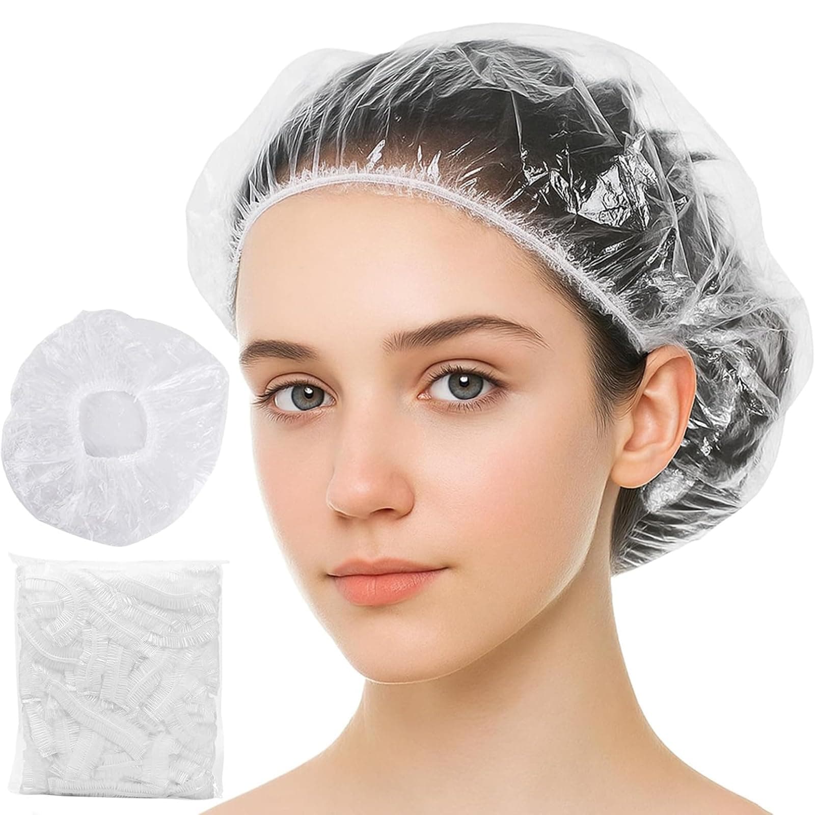 RUAKIVA 100 Pcs Gorros para Regadera
