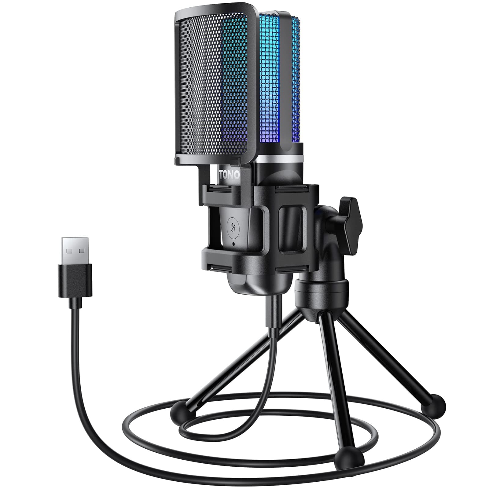 TONOR Micrófono Condensador USB para PC Gamer y Podcast