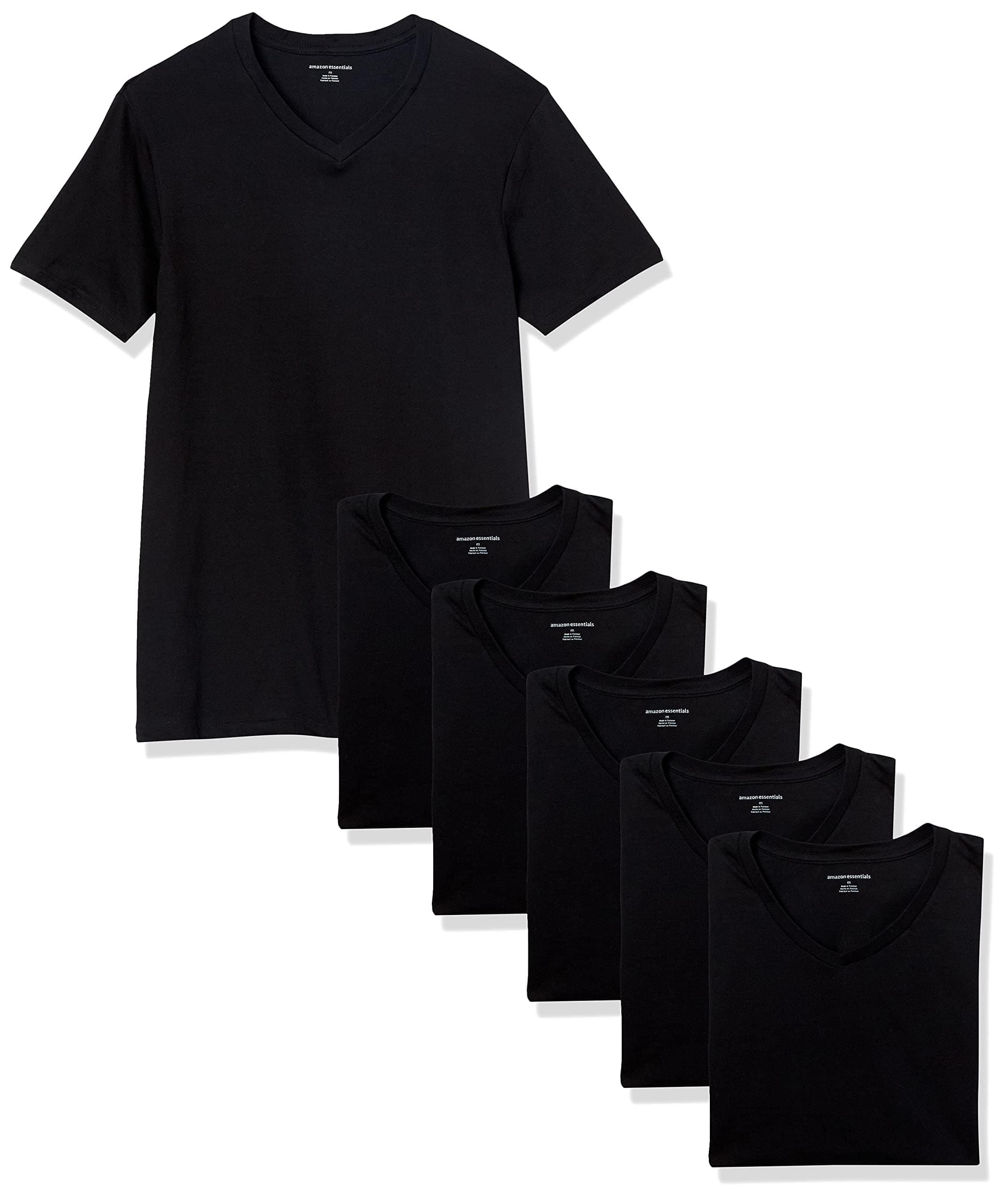 Amazon Essentials paquete de 6 camisetas