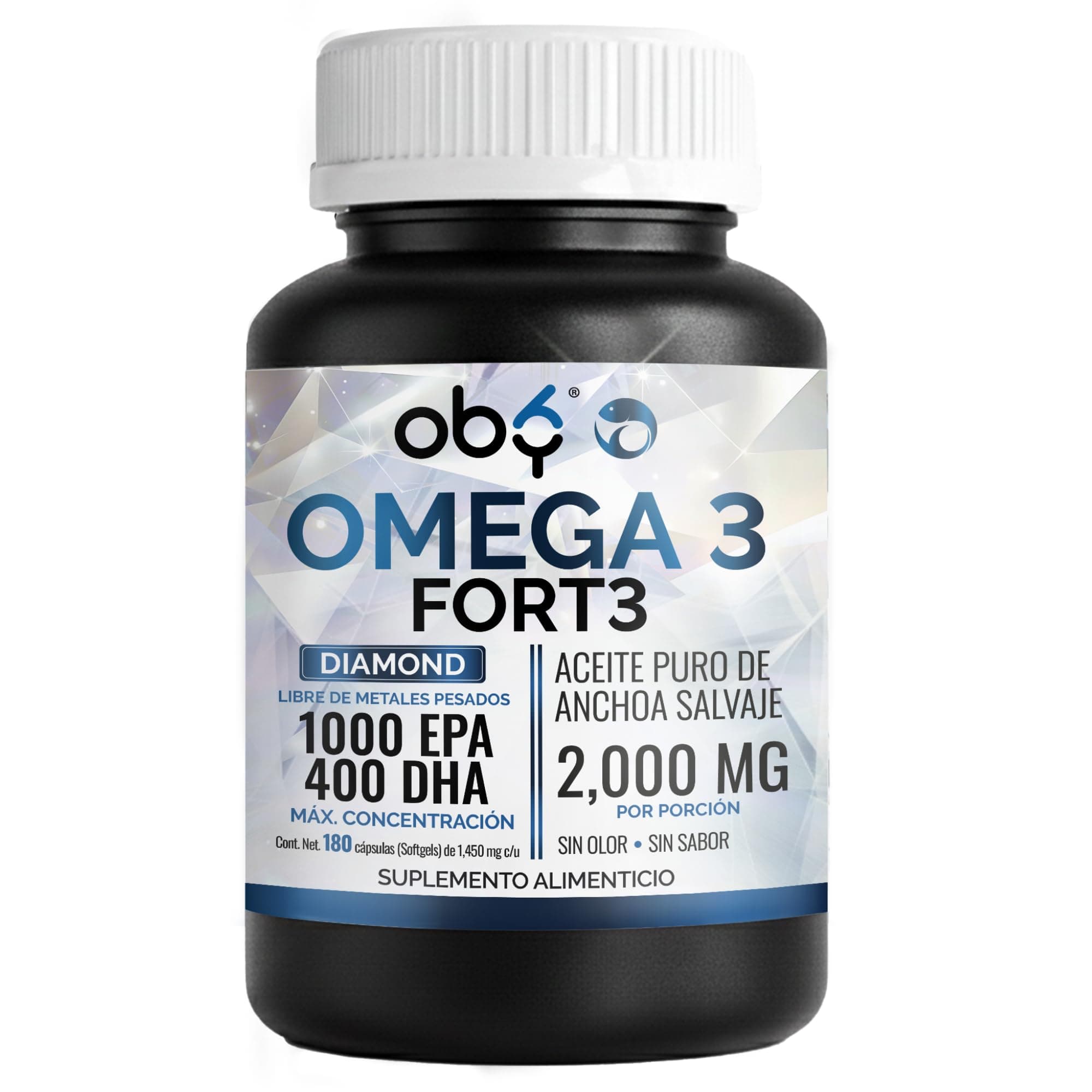 Omega 3 Diamond Forte 2000mg Aceite Anchoa Salvaje