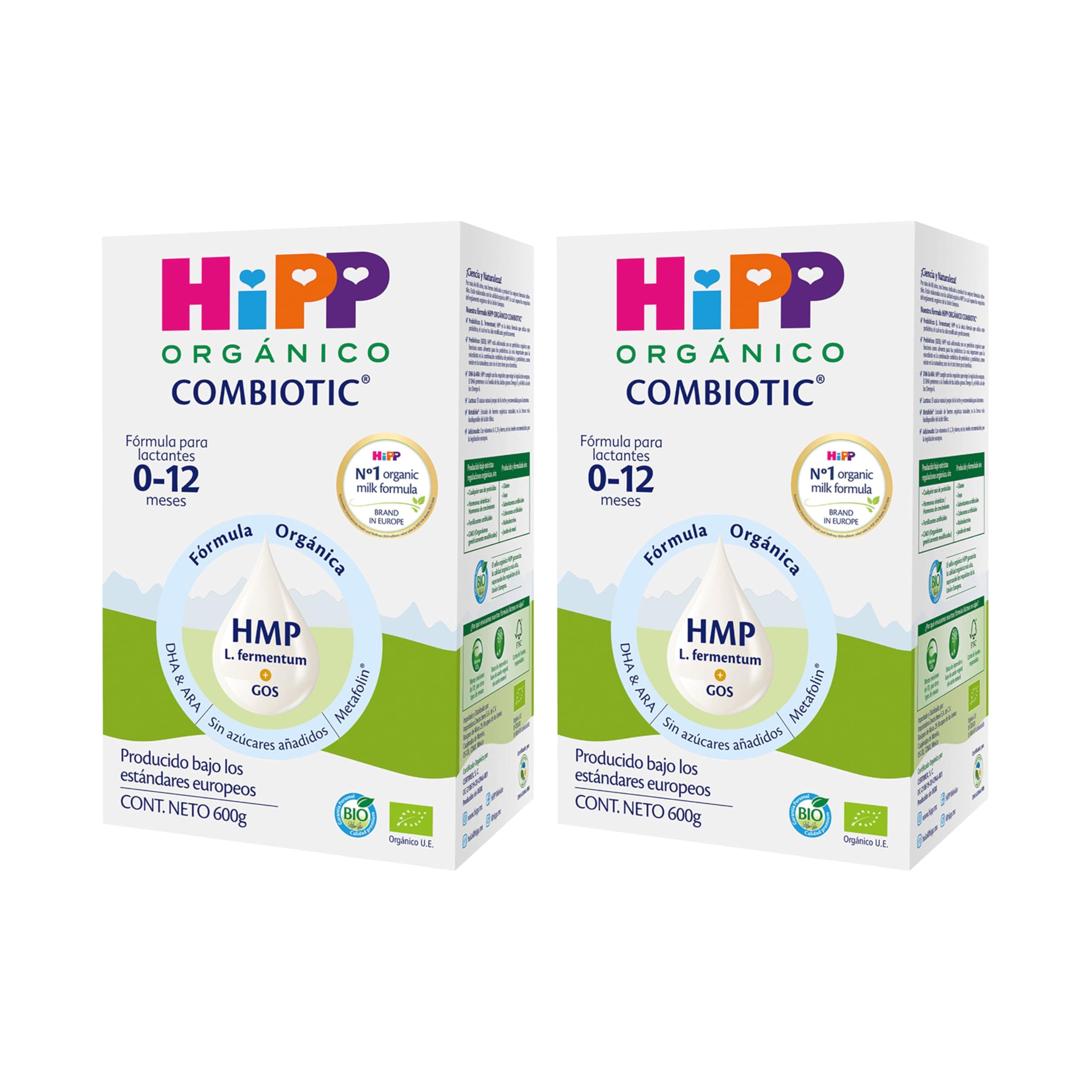 HiPP Orgánico Combiotic Fórmula para Lactantes 0 a 12 Meses