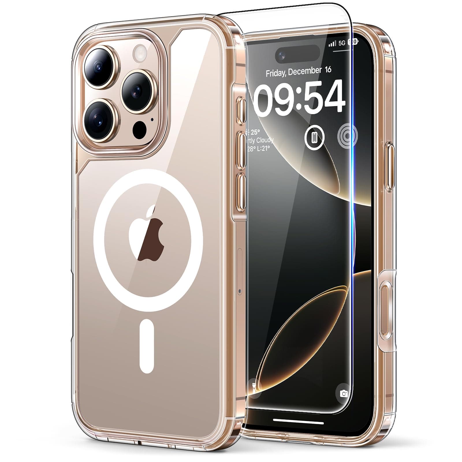 TAURI Funda para iPhone 16 Pro 6.3 Pulgadas