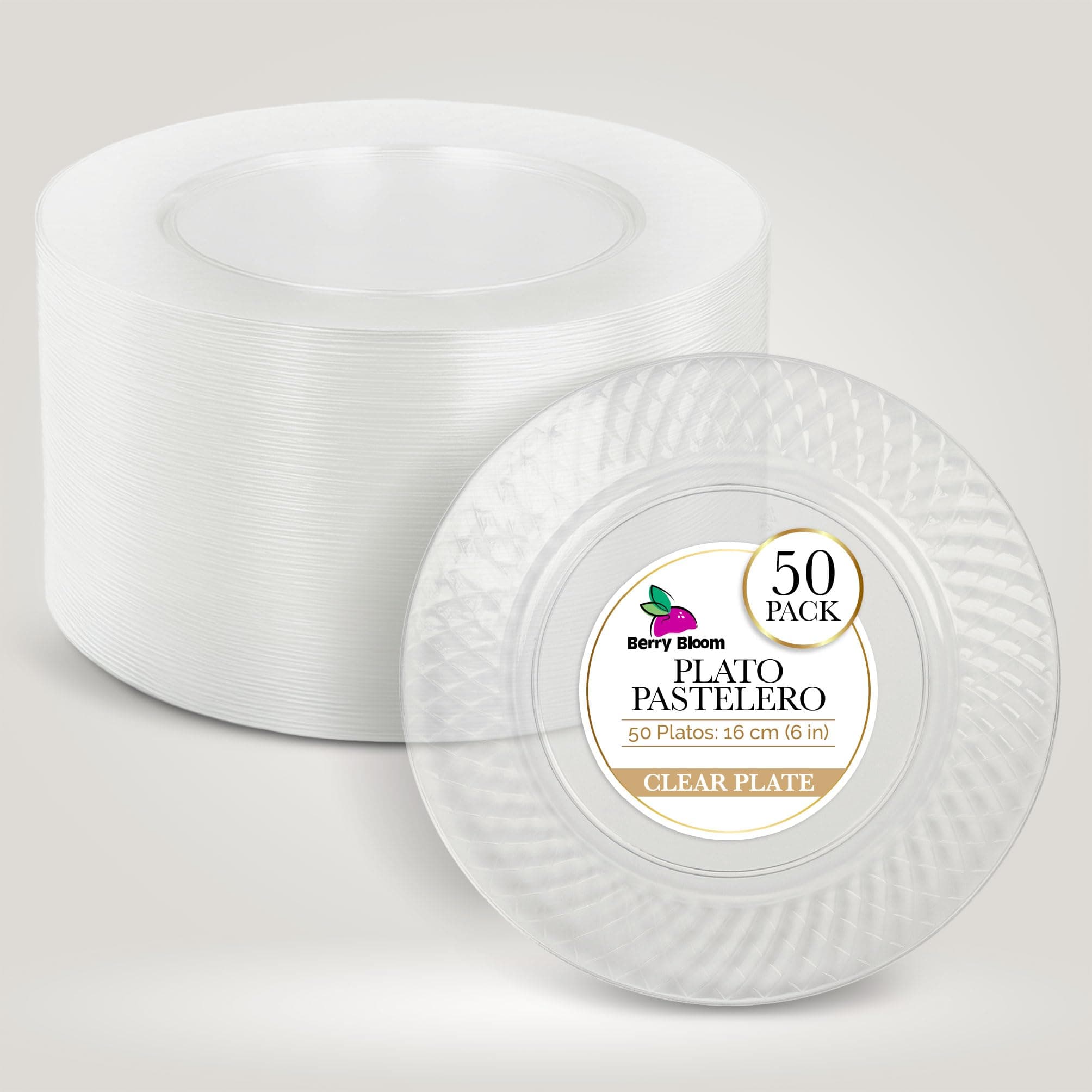 Berry Bloom Platos Chicos Pasteleros Elegantes Reutilizables