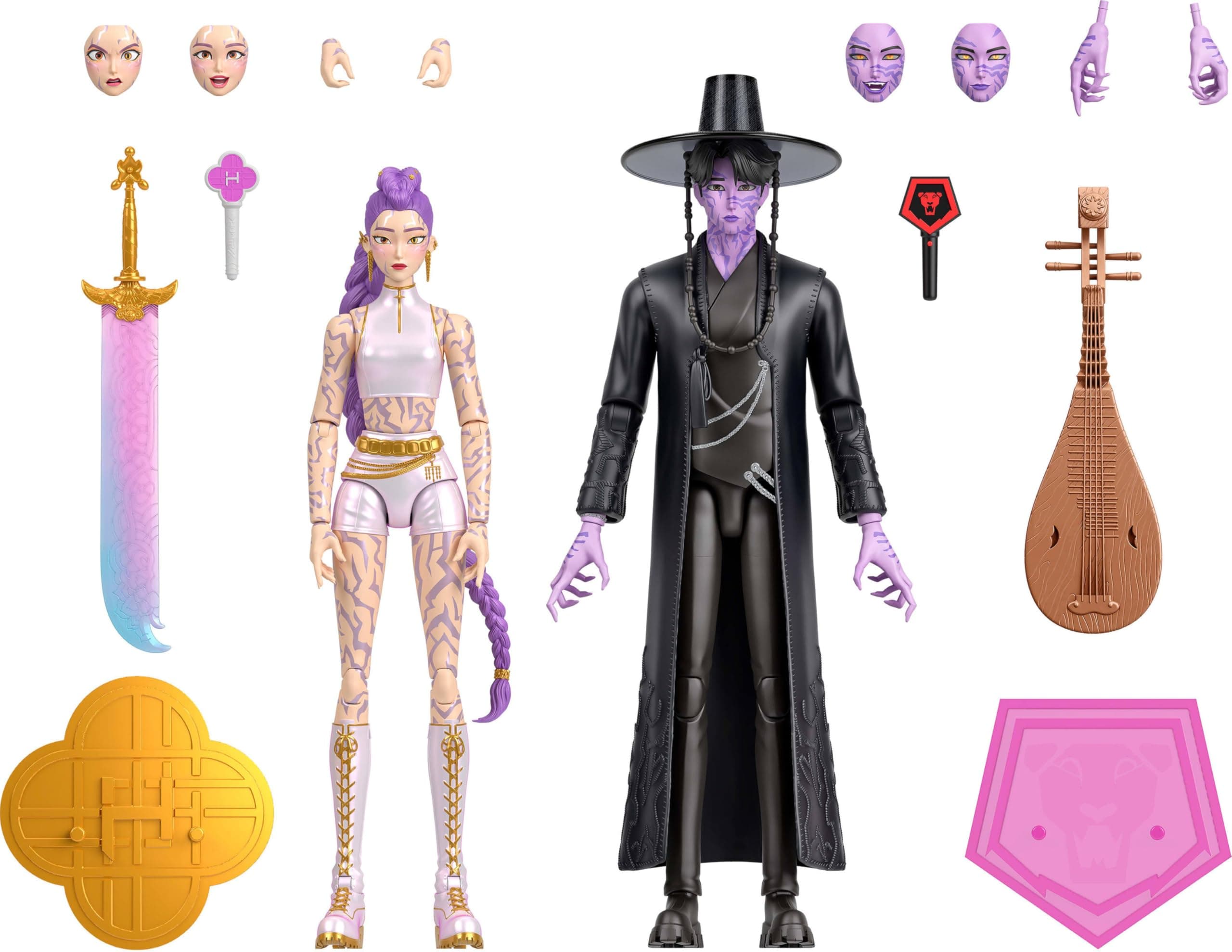 Mattel K-Pop Demon Hunters Figura de Acción Paquete de 2