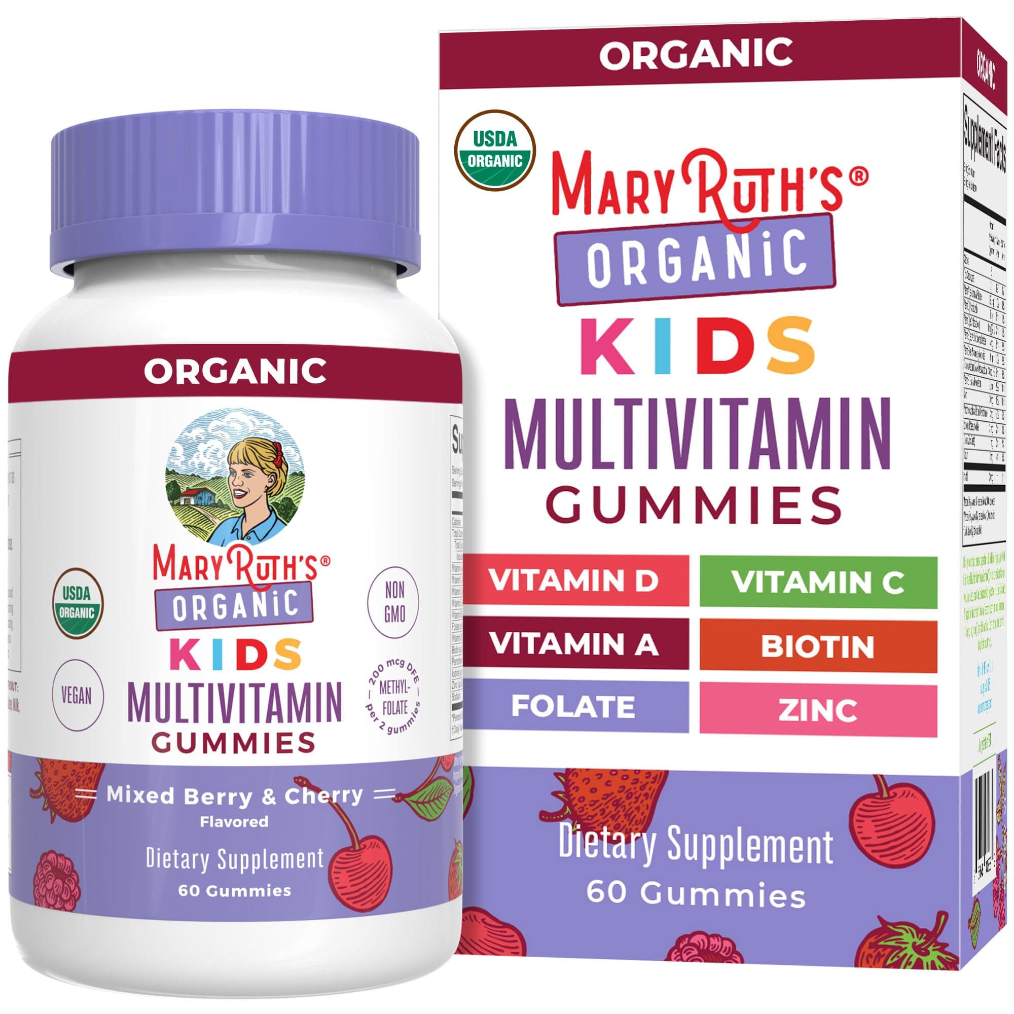 MaryRuth Organics | Kids Multivitamin Gummies