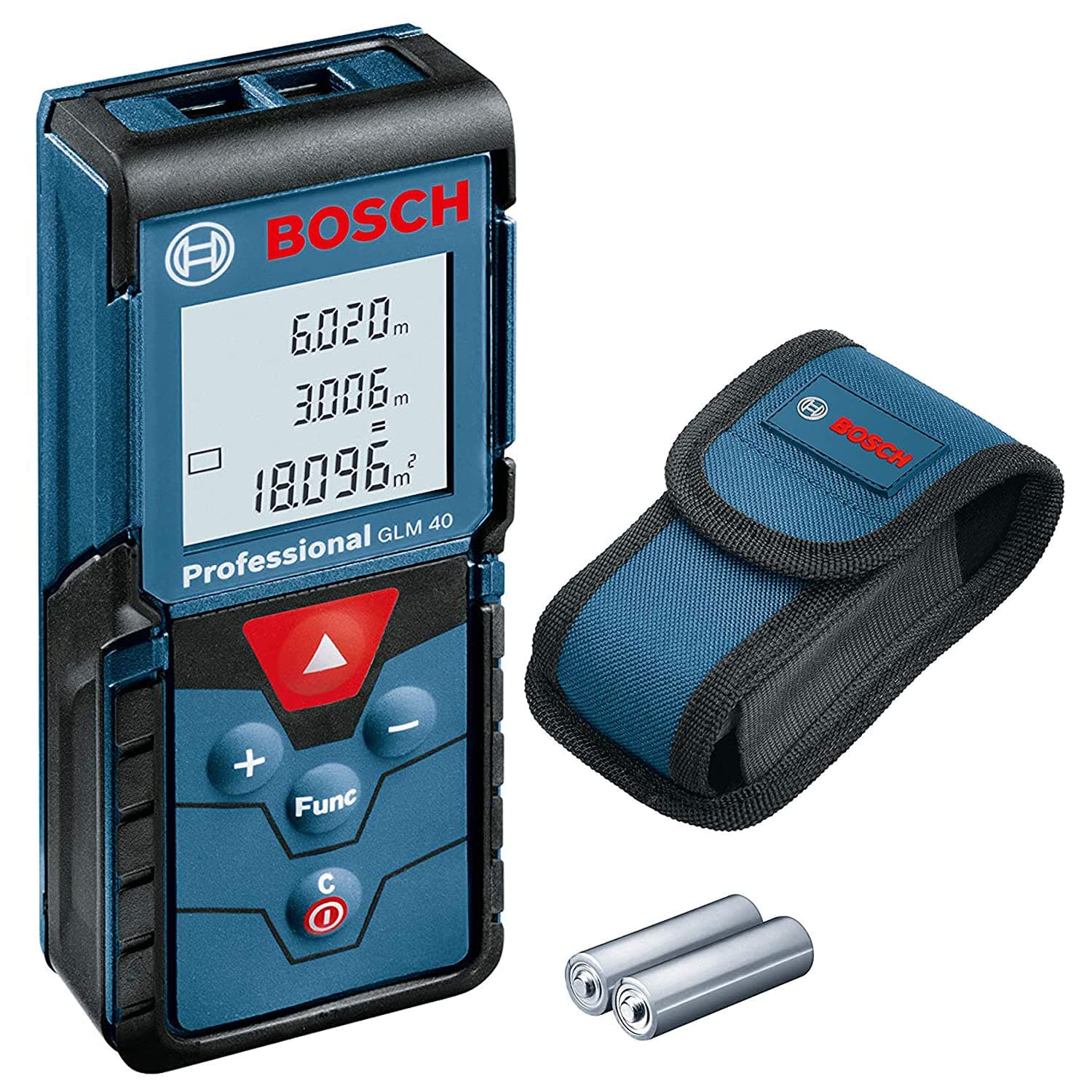 Bosch Professional Medidor Laser GLM 40 Distancia 40 Metros