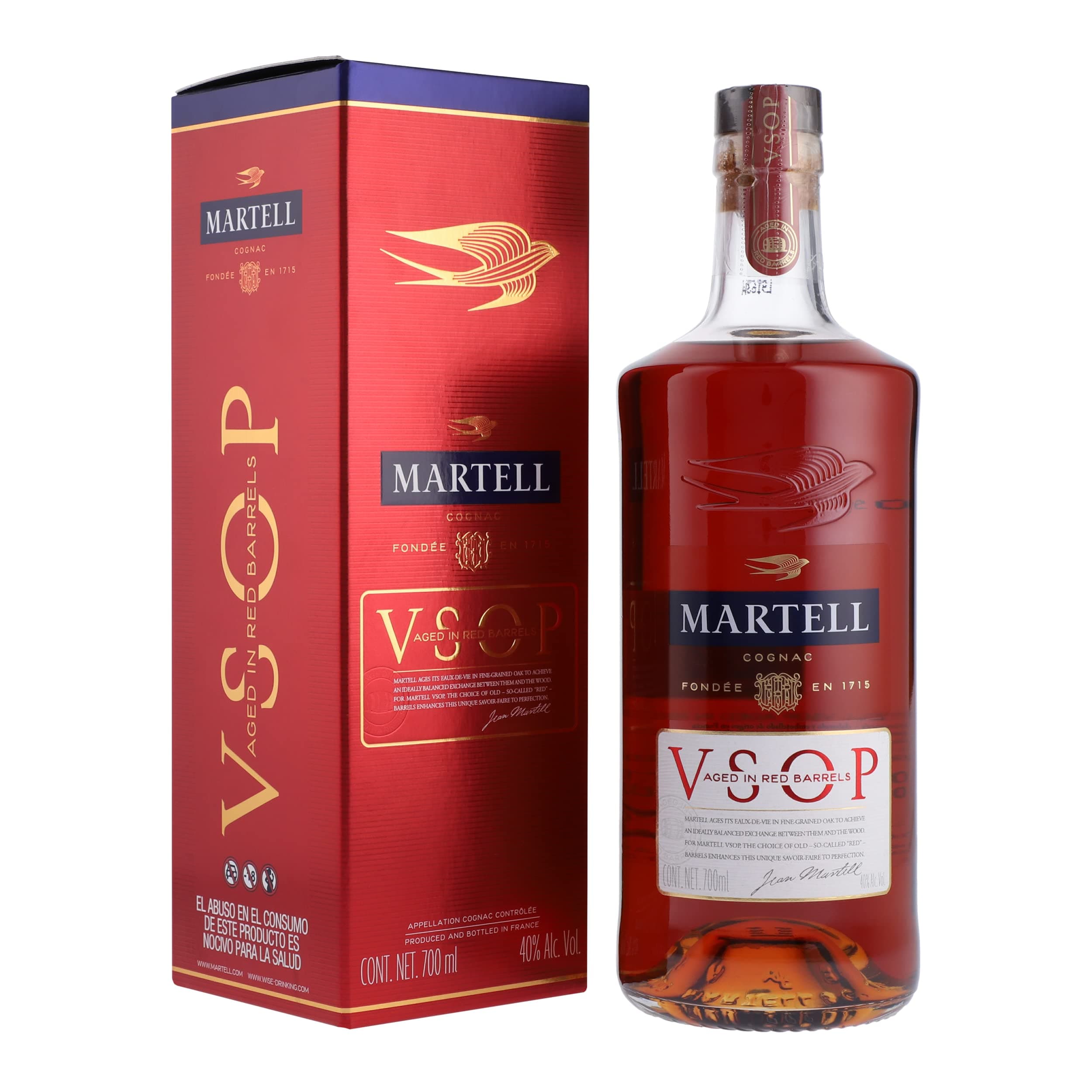 Martell VSOP Red Barrels Cognac Francia 700ml