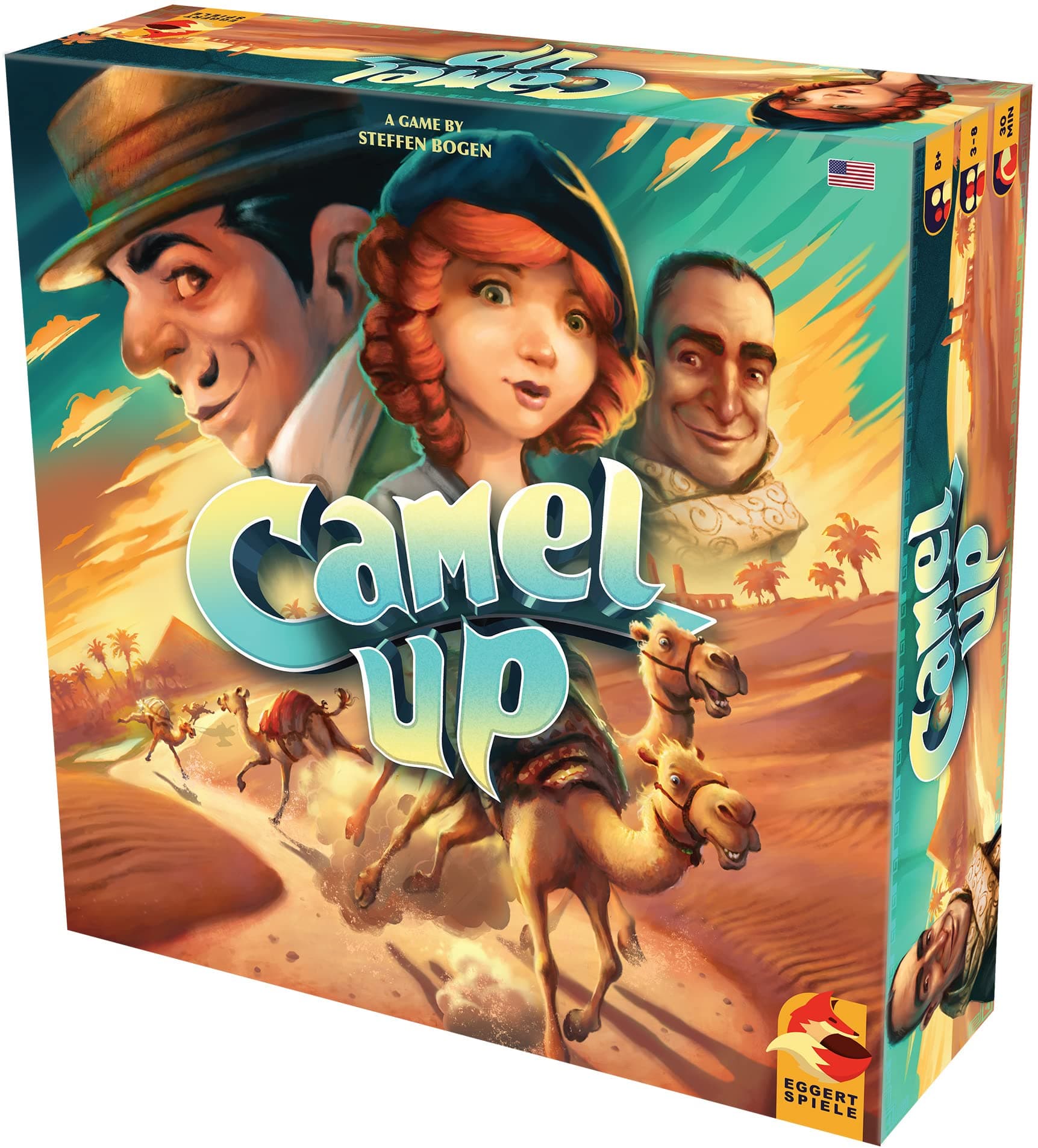 Plan B Next Move Gam - Camel Up 2.0 Un juego de Steffen Bogen
