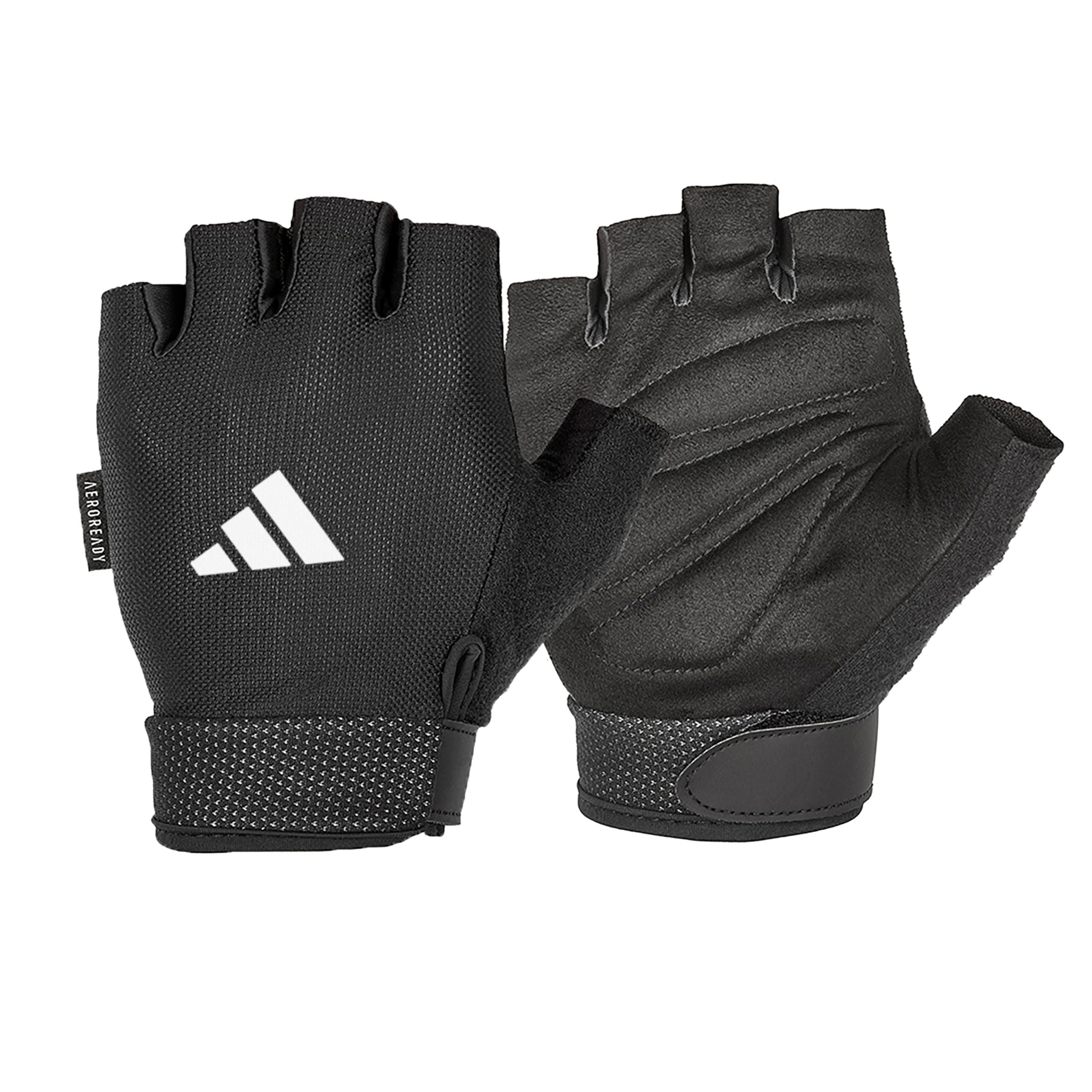 adidas Essential - Guantes Ajustables sin Dedos para Hombres y Mujeres