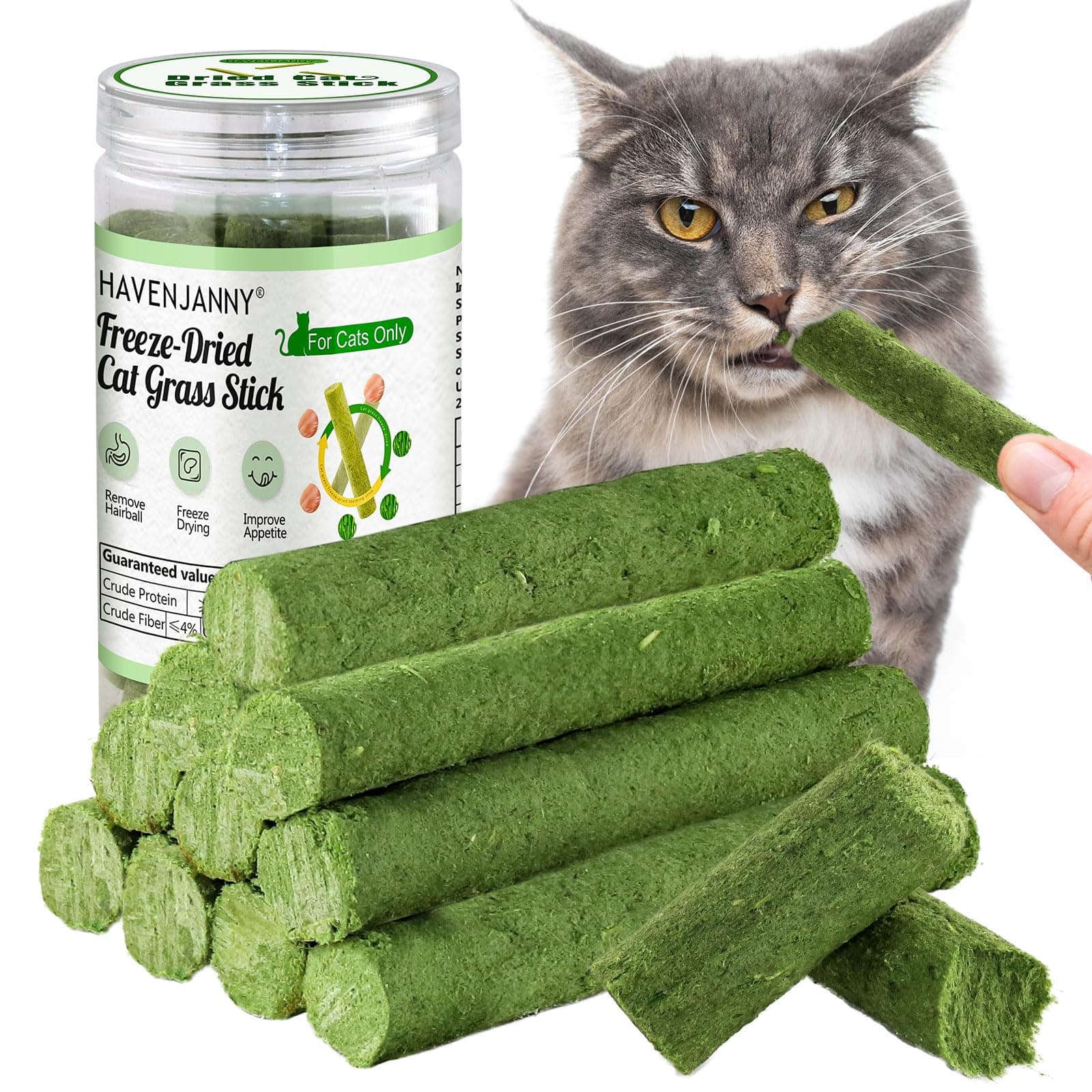 HavenJanny 50g Catnip Juguetes de Hierba para Gato