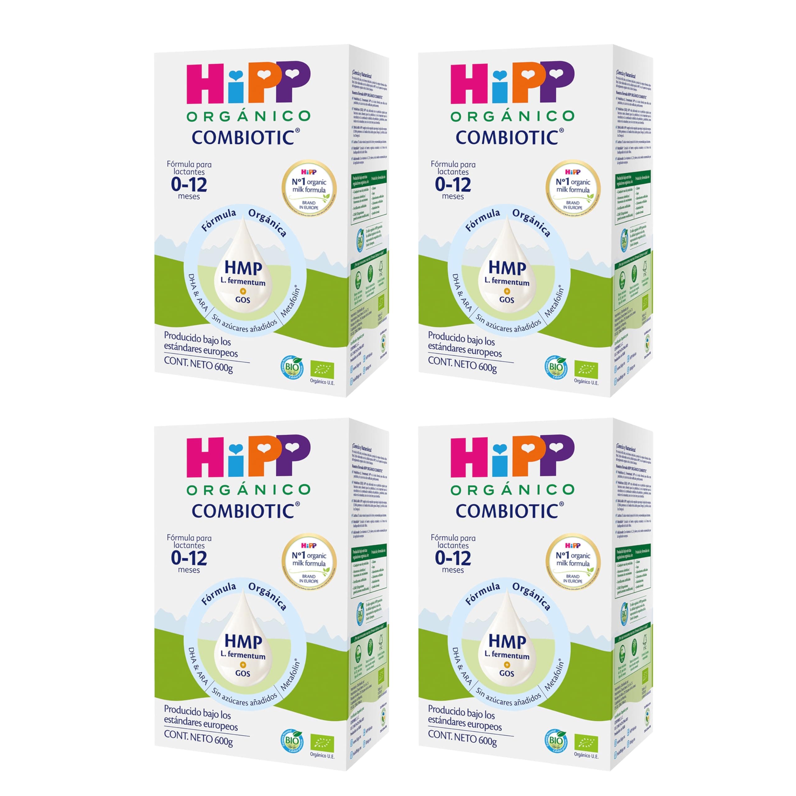 HiPP Orgánico Combiotic Fórmula para Lactantes 0 a 12 Meses