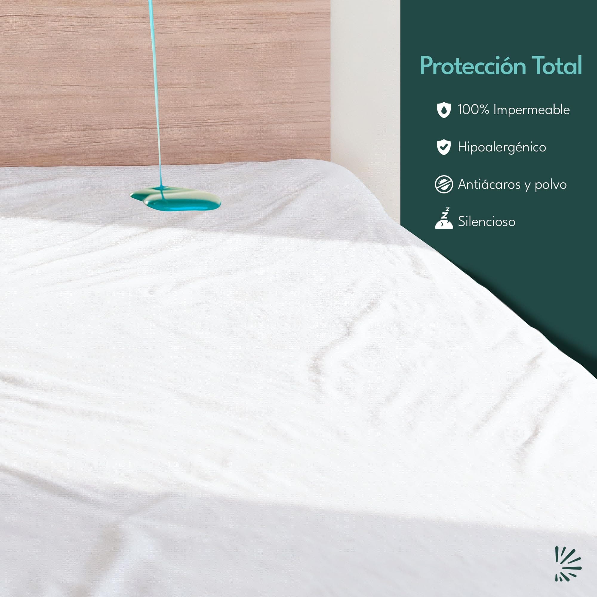 Dreamlab Protector de Colchón 100% Impermeable