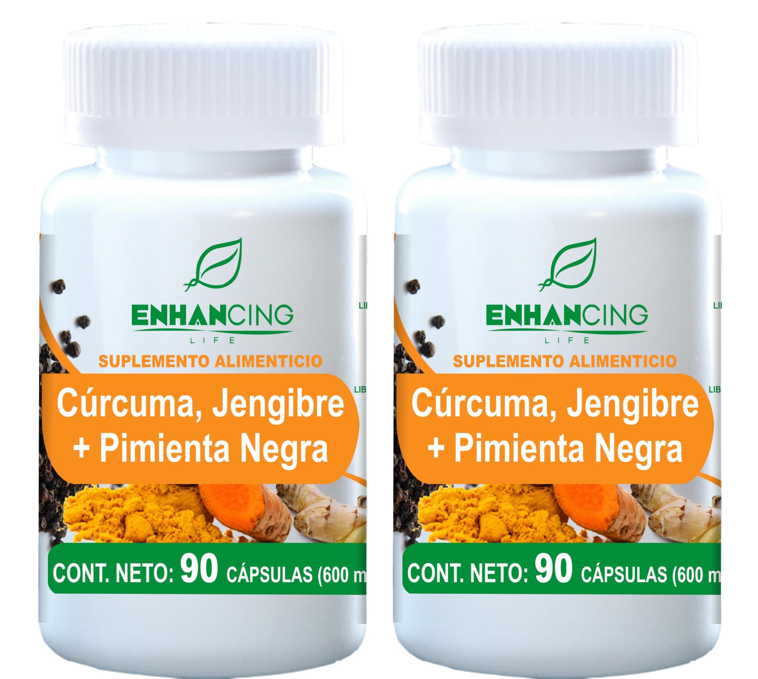 CÚRCUMA, JENGIBRE Y PIMIENTA NEGRA PARA MÁXIMA ABSORCIÓN