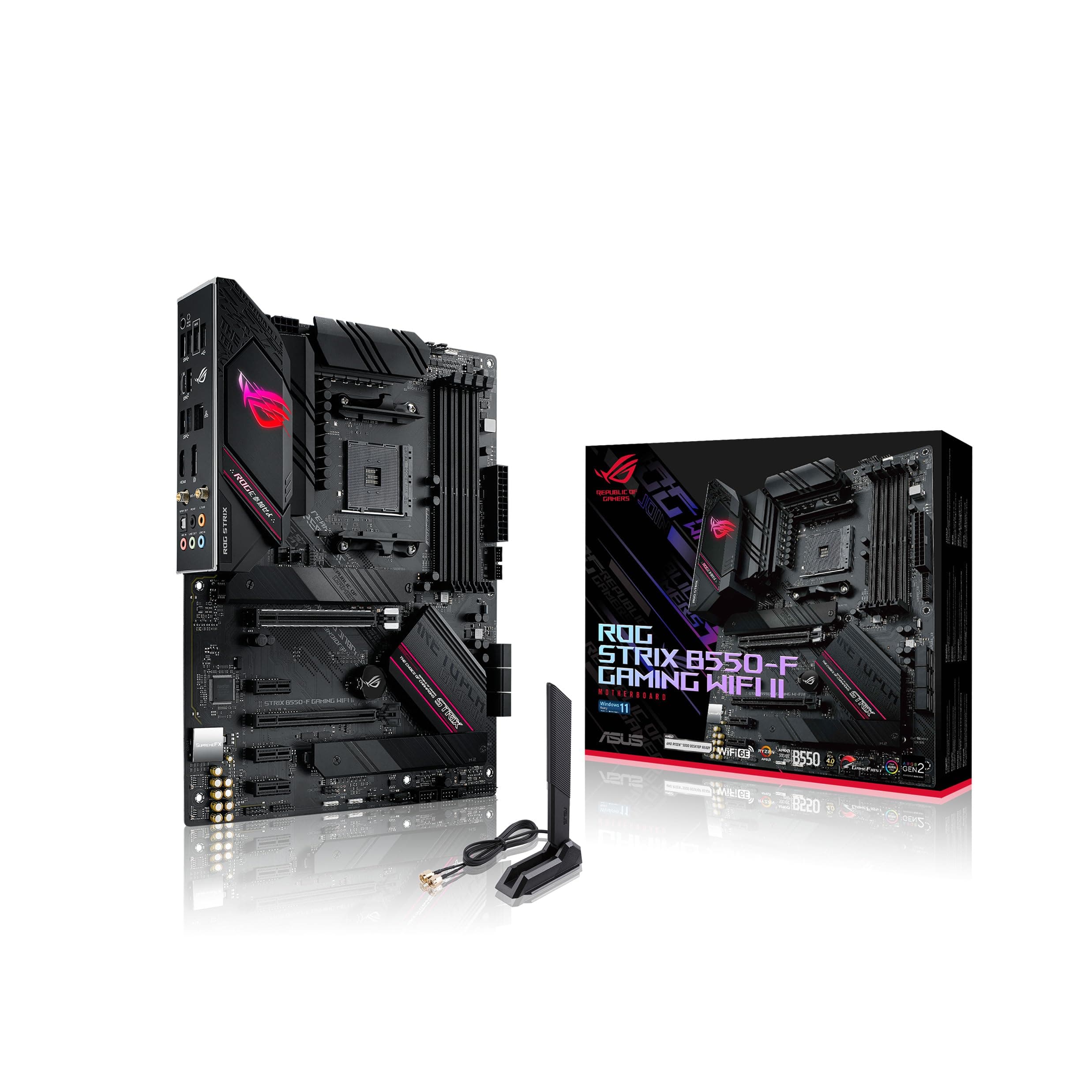 ASUS ROG Strix B550-F Gaming WiFi II AMD AM4 ATX Tarjeta Madre Gaming