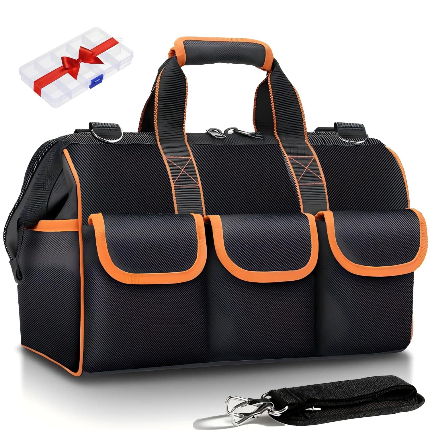 Bolsa de Herramientas,Bolsa para Herramientas de Trabajo de 16 Pulgadas para Hombres,Herramientas