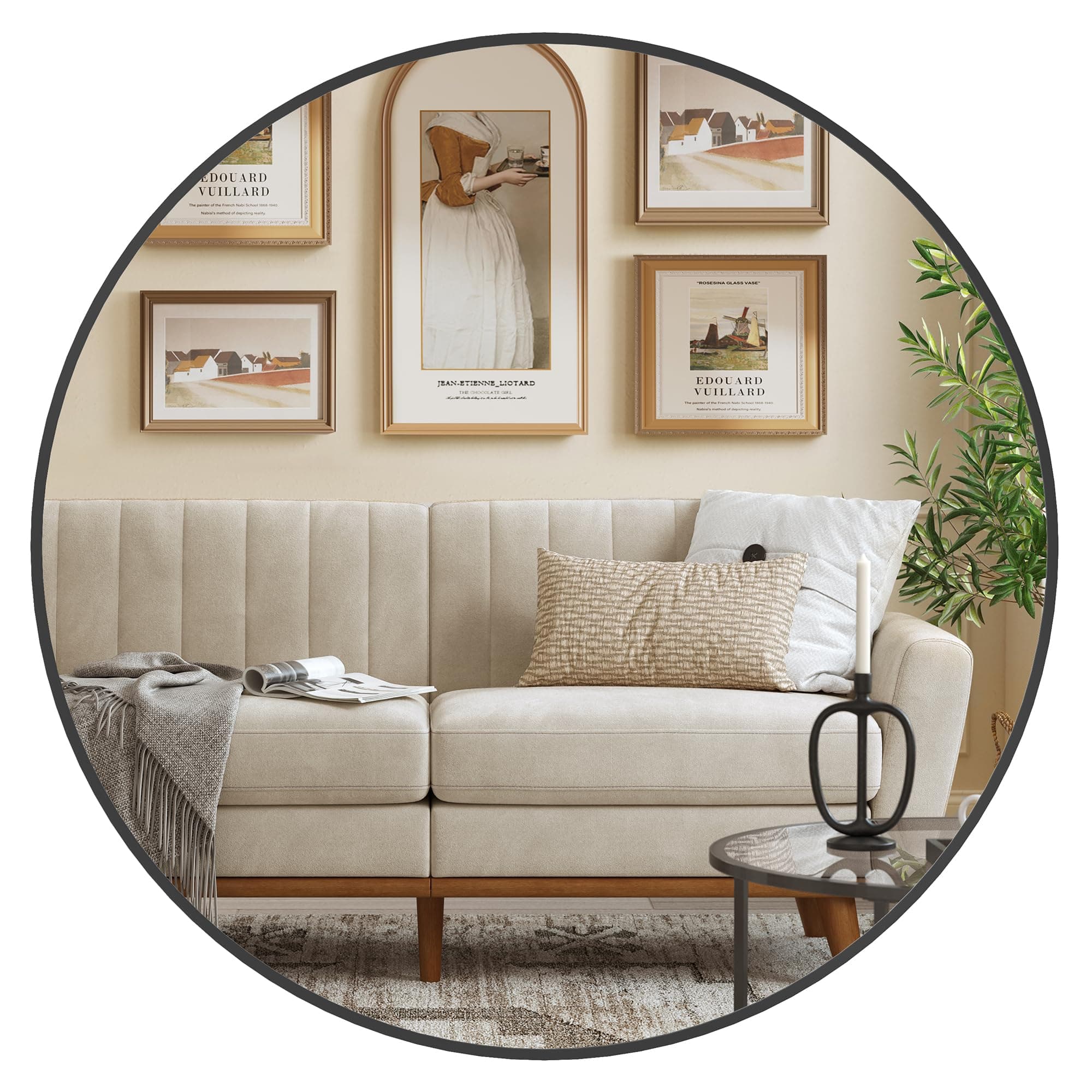 SONGMICS Espejo Decorativo de Pared