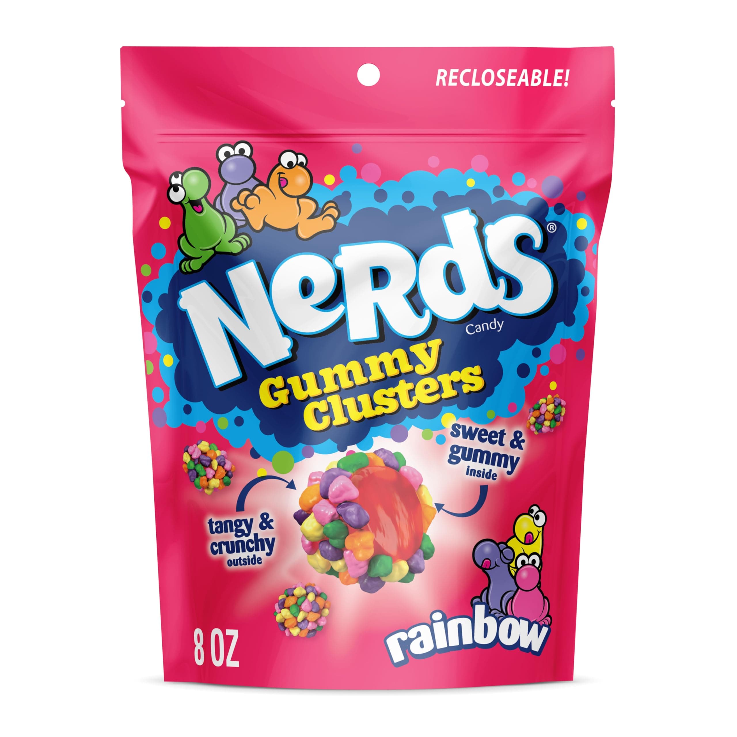 Nerds Gummy Clusters - Dulces 8oz - Gomitas de Frutas